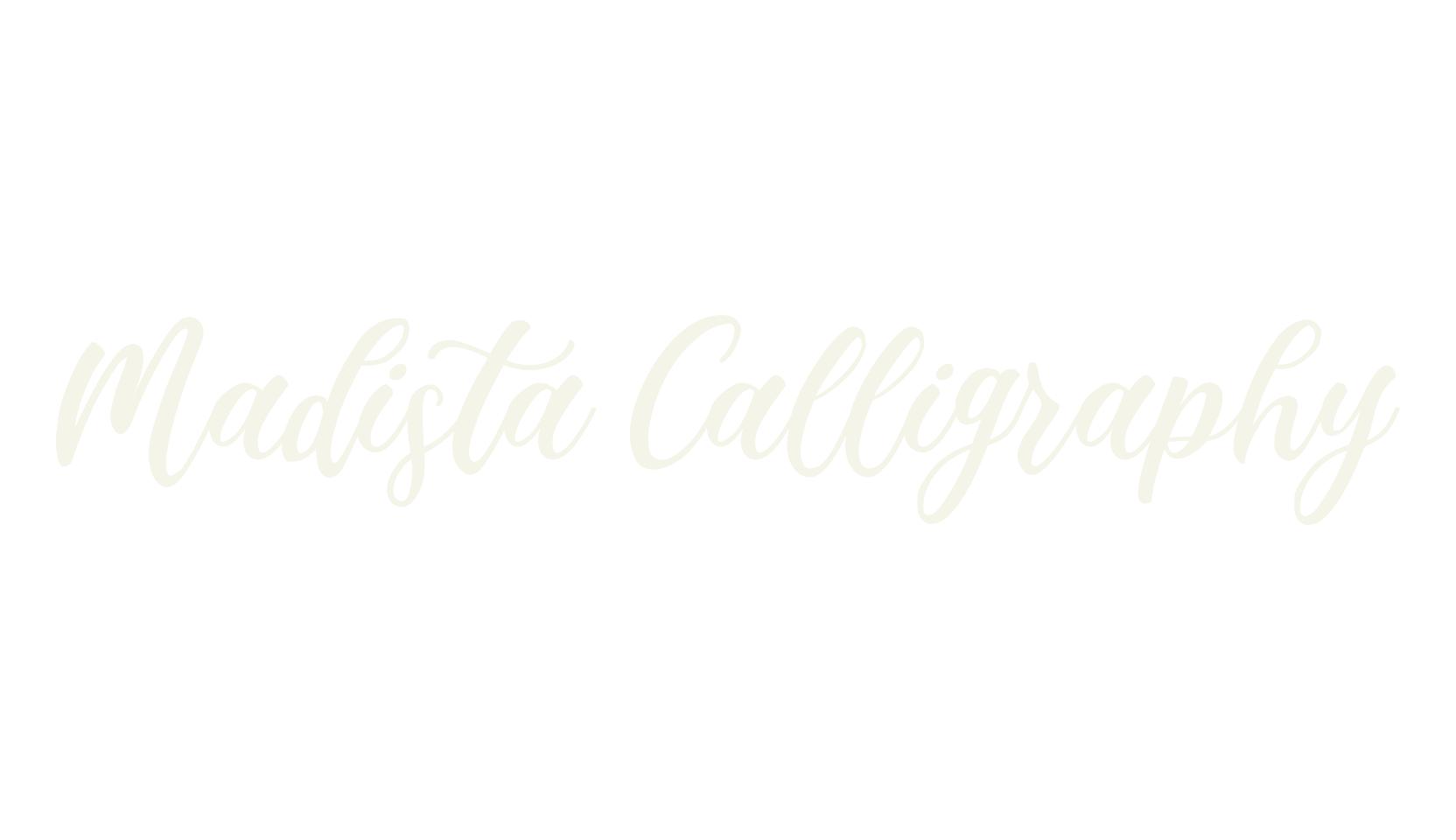 Madista Calligraphy, lettering font preview