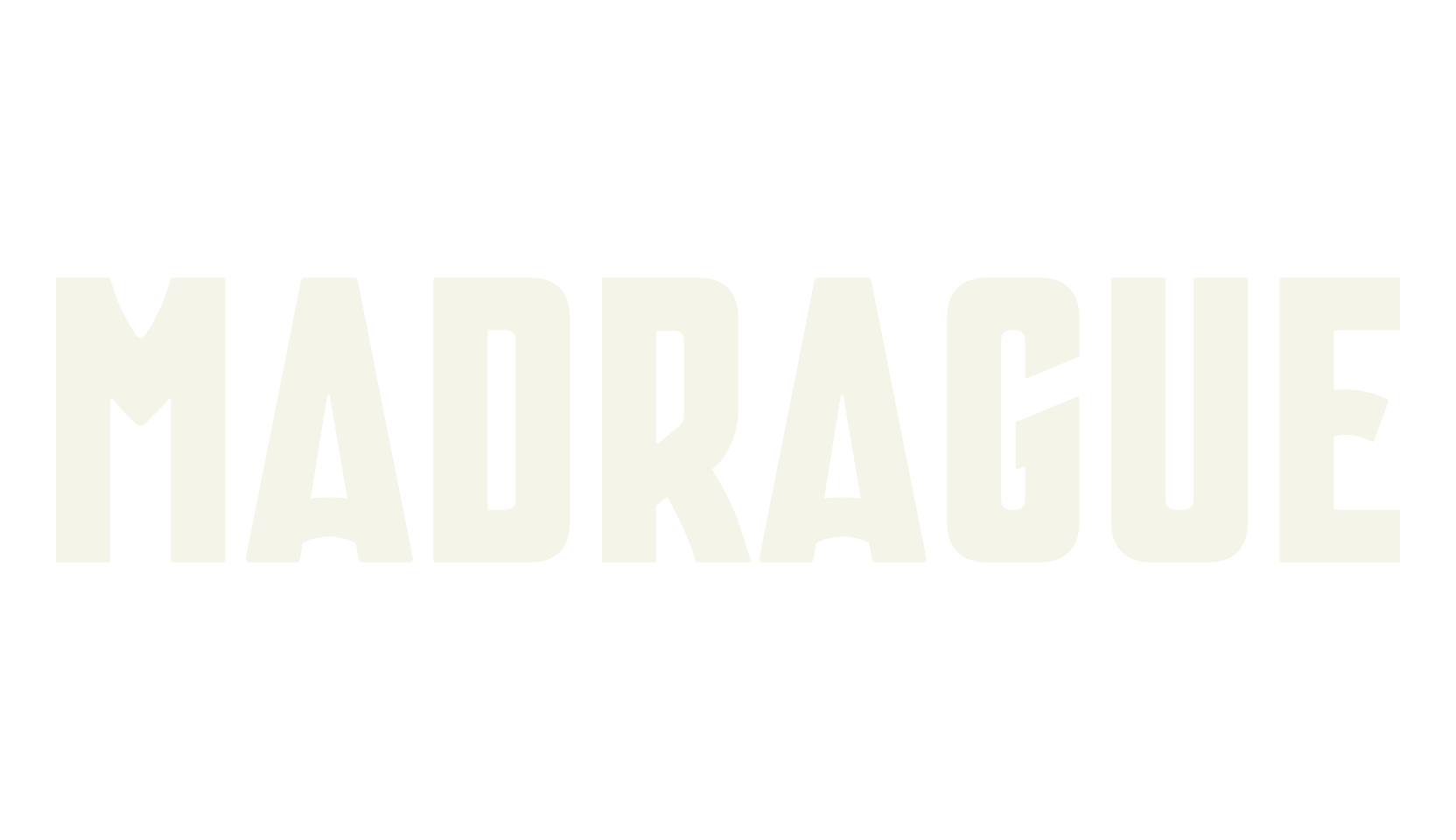 Madrague, bold font preview