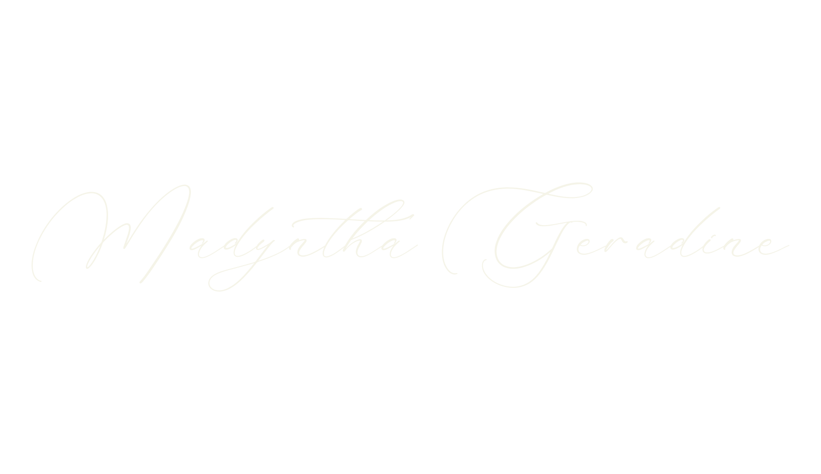 Madyntha Geradine, script font preview