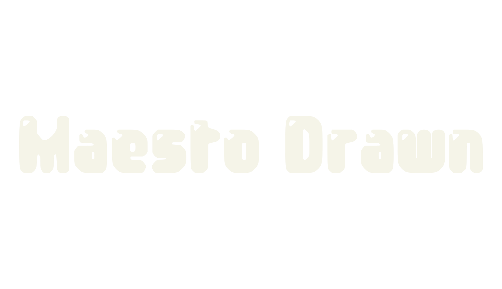 Maesto Drawn, bold font preview