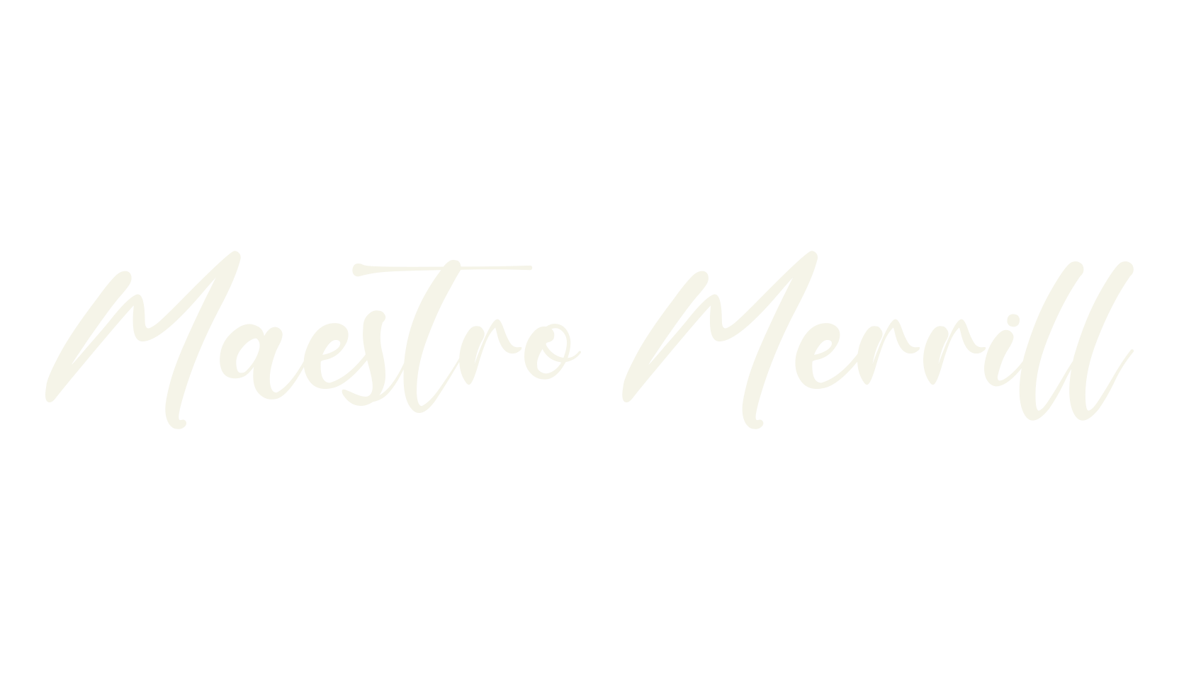 Maestro Merrill, fashion script font preview