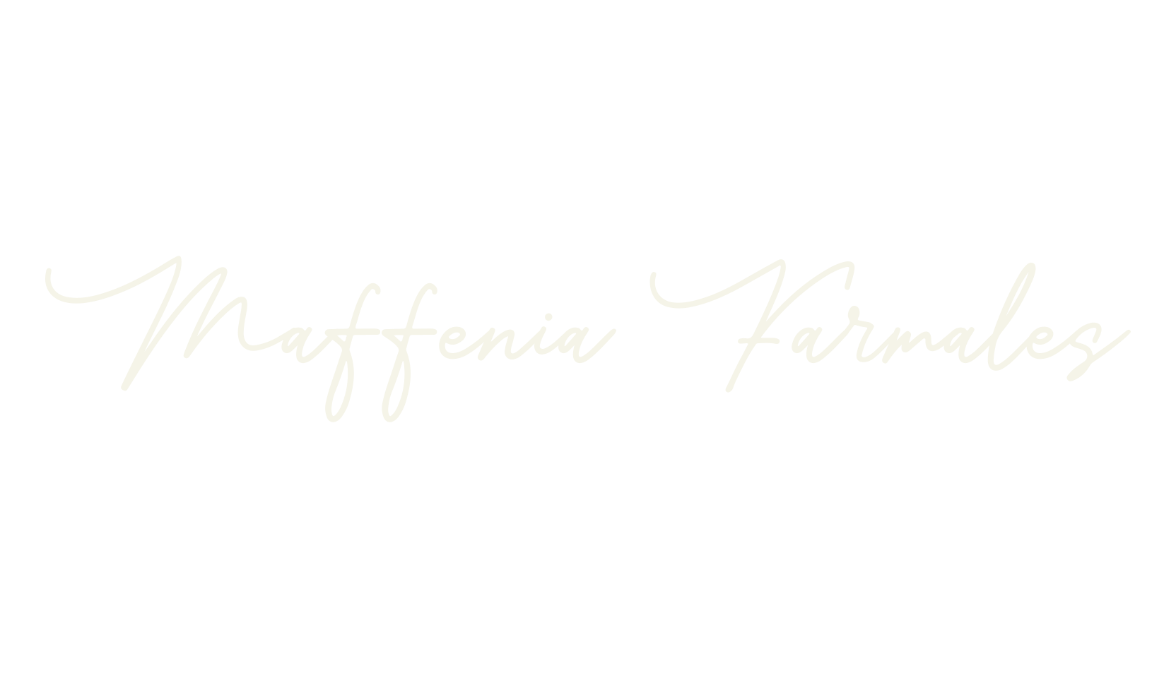 Maffenia Farmales, calligraphy font preview