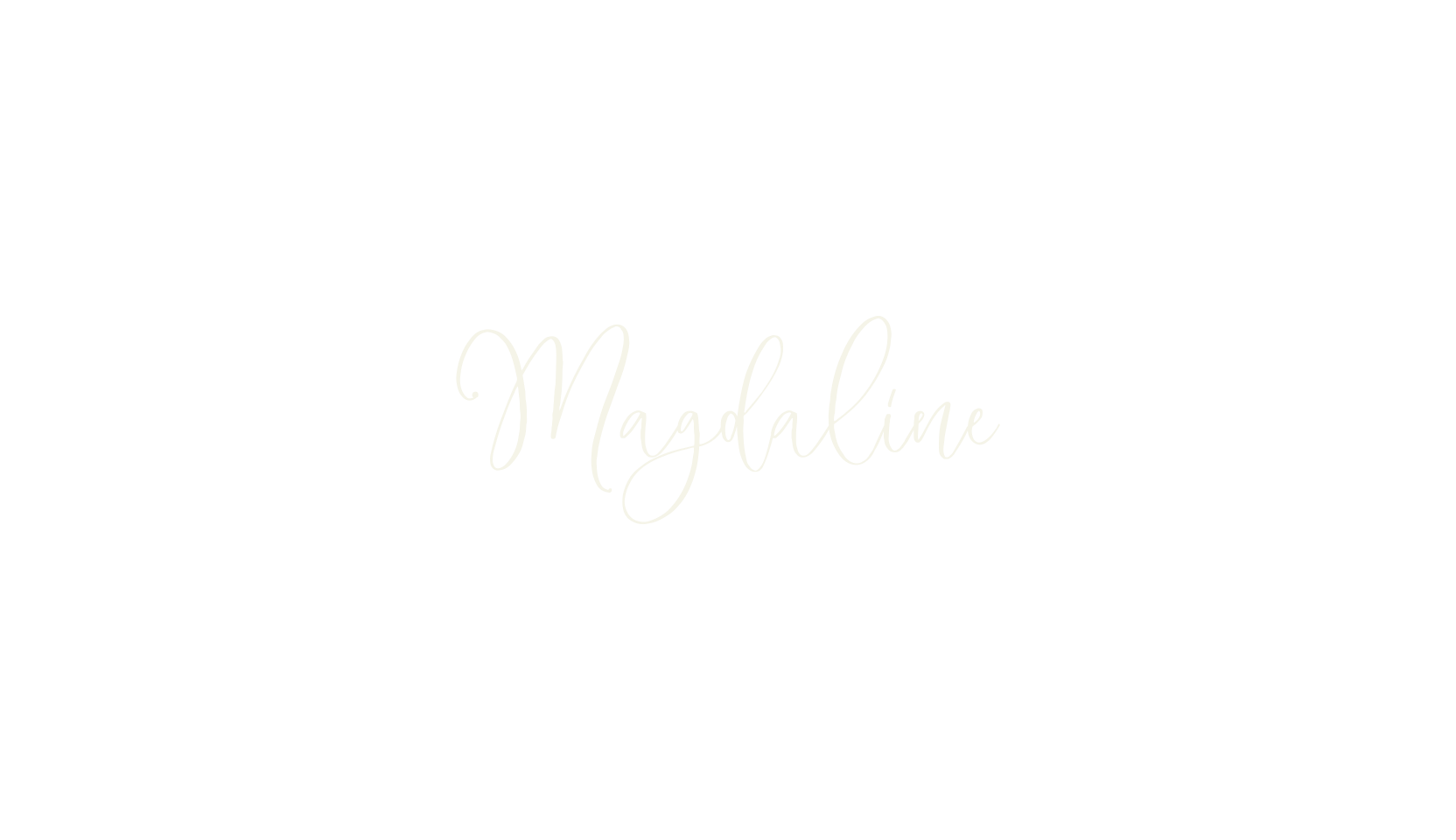 Magdaline, cursive font preview