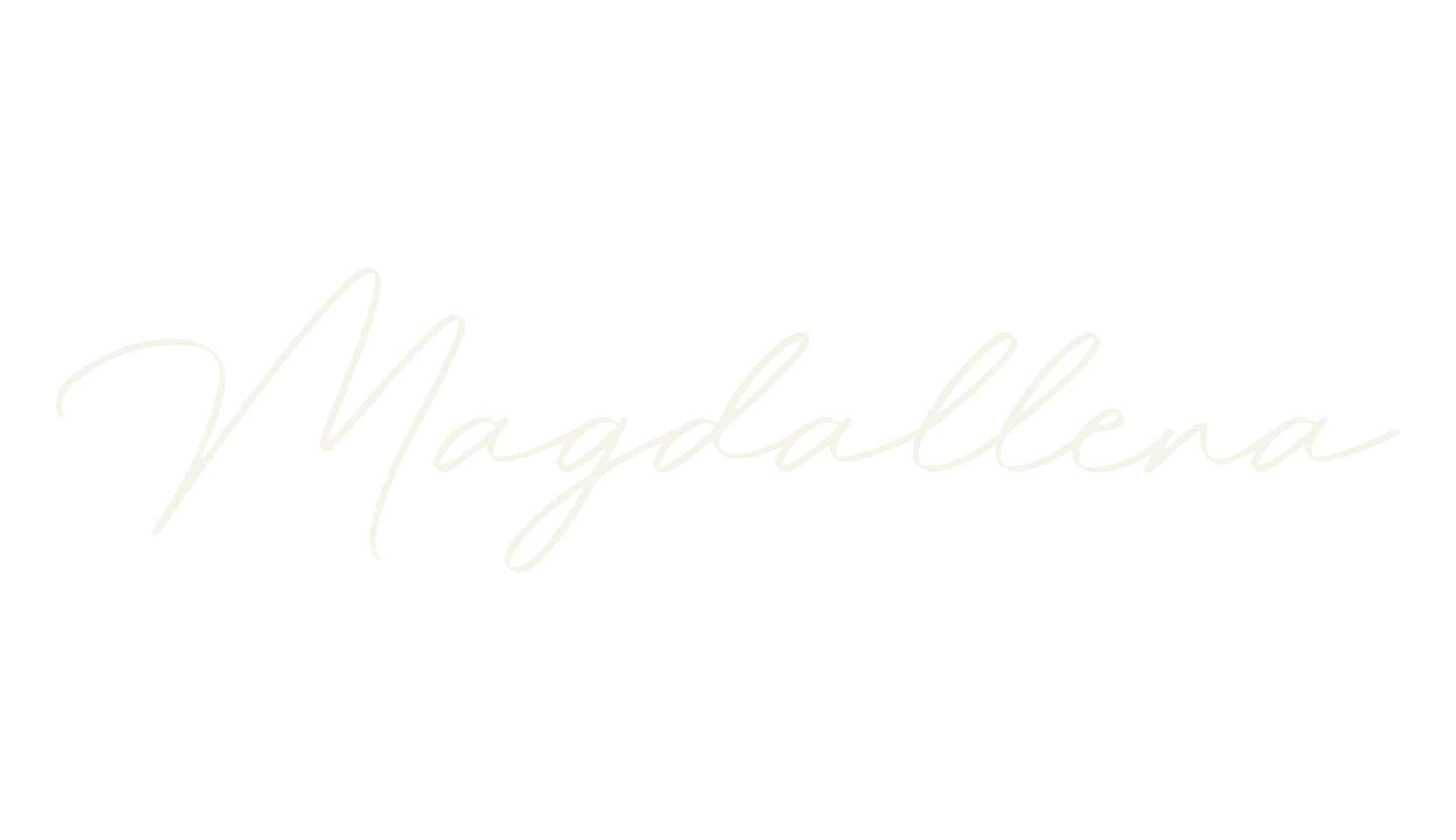 Magdallena, cursive font preview
