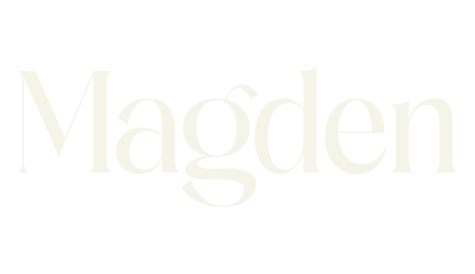 Magden, serif font preview