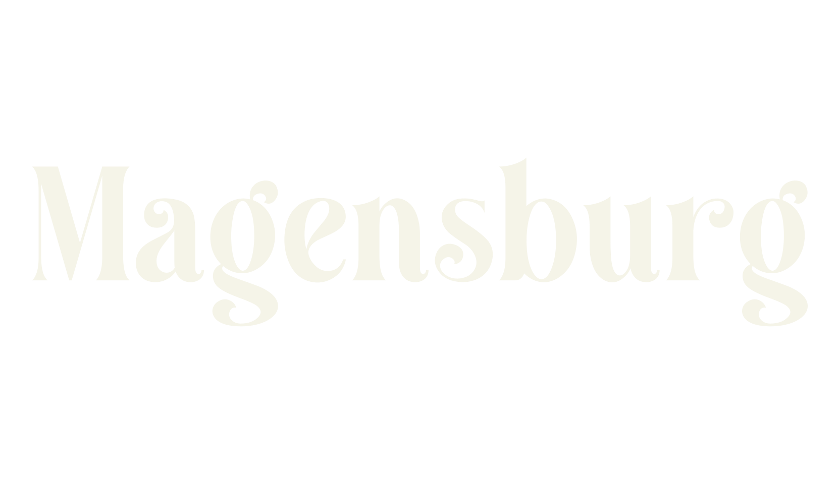 Magensburg, fancy font preview