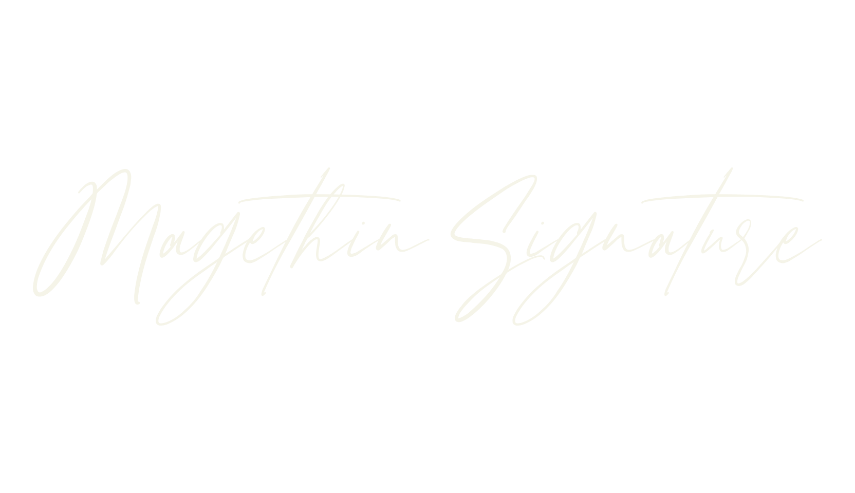 Magethin Signature, signature font preview
