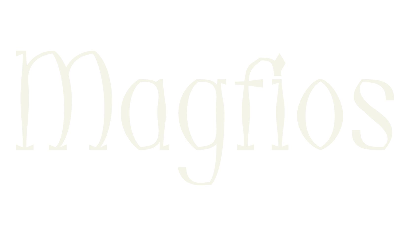 Magfios, birthday font preview