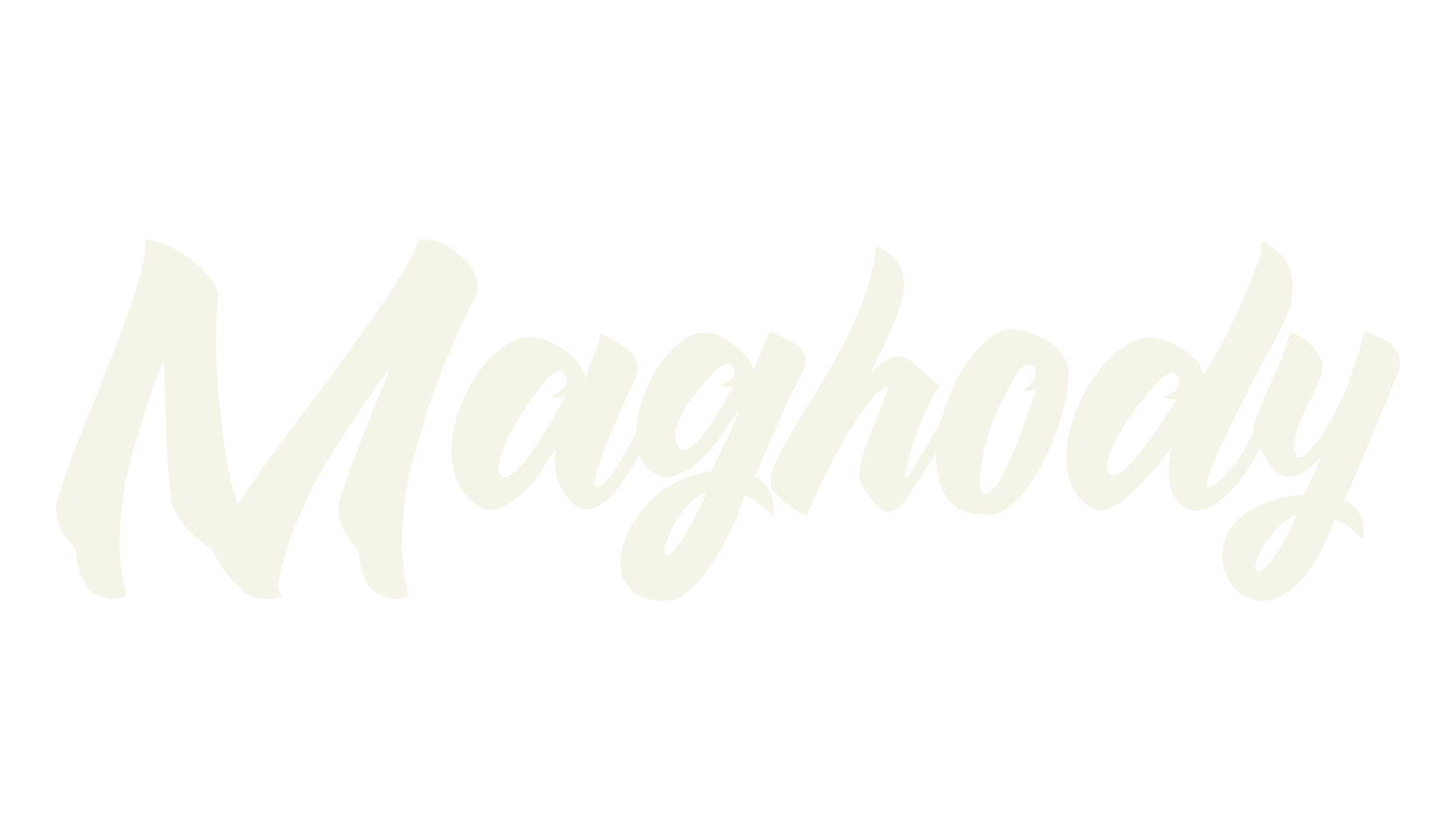 Maghody, fashion script font preview