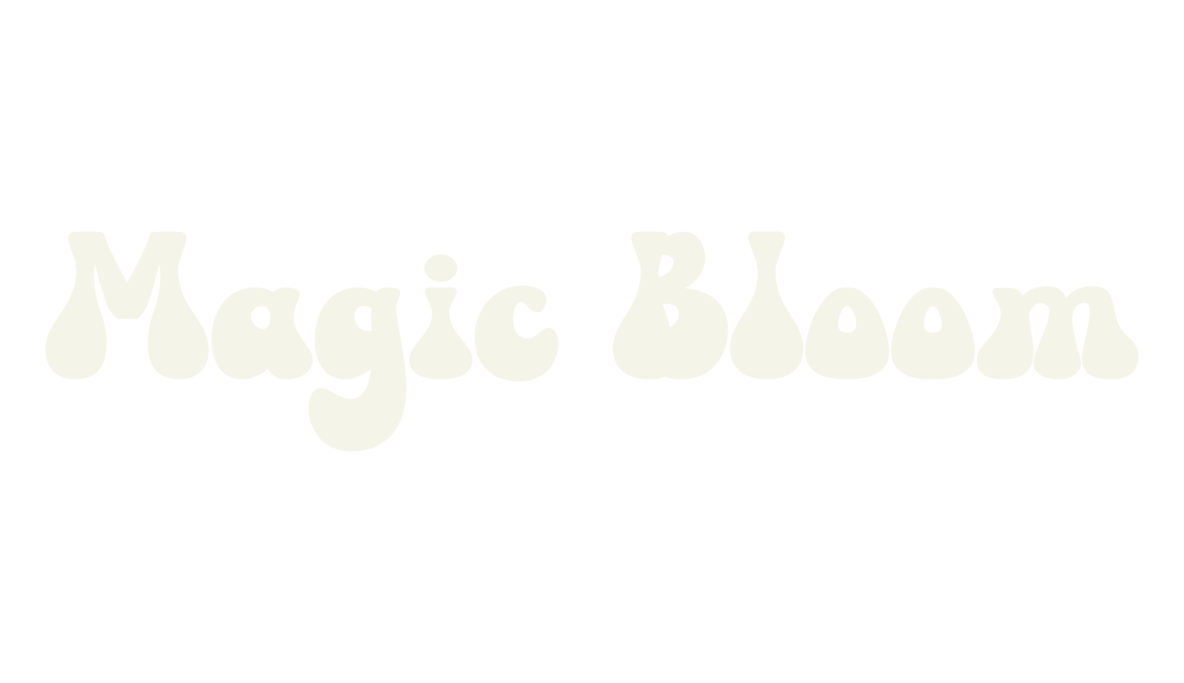 Magic Bloom, bold font preview