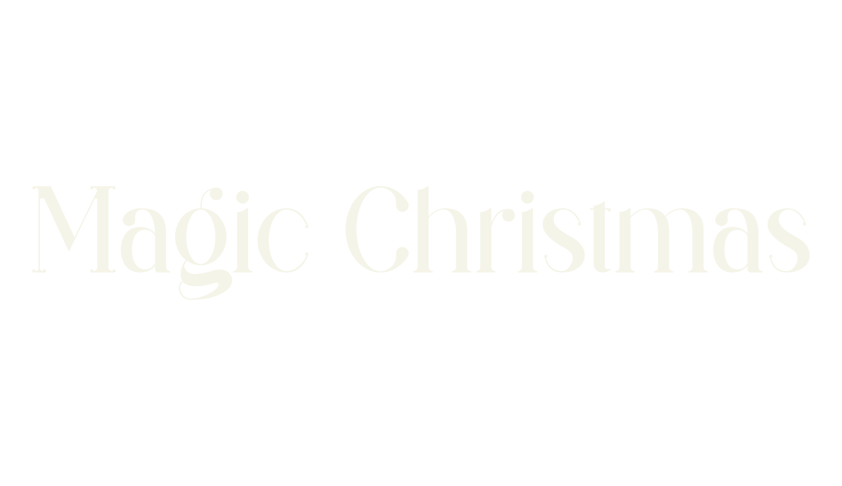 Magic Christmas, christmas font preview