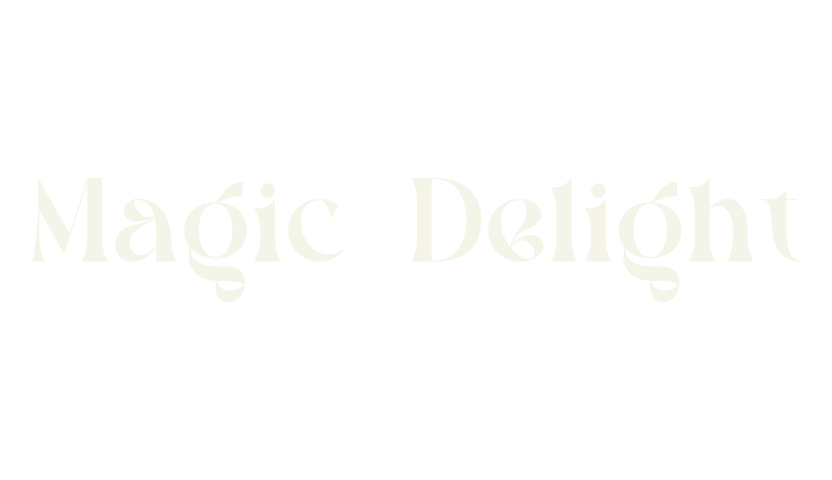 Magic Delight, masculine font preview