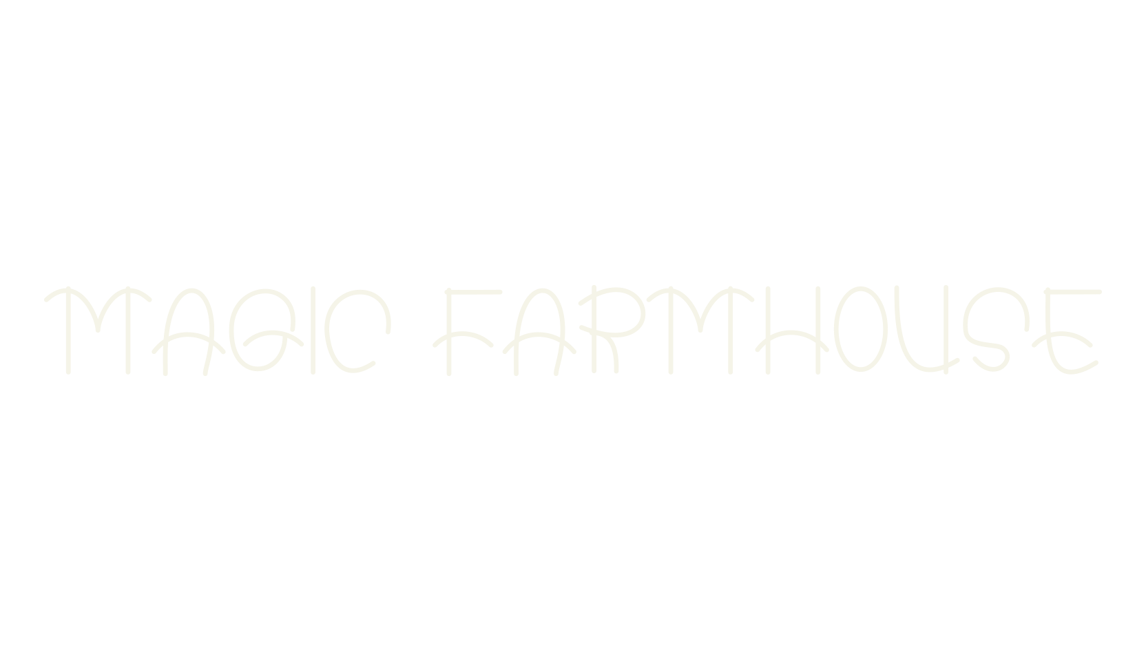 Magic Farmhouse, hand drawn font preview