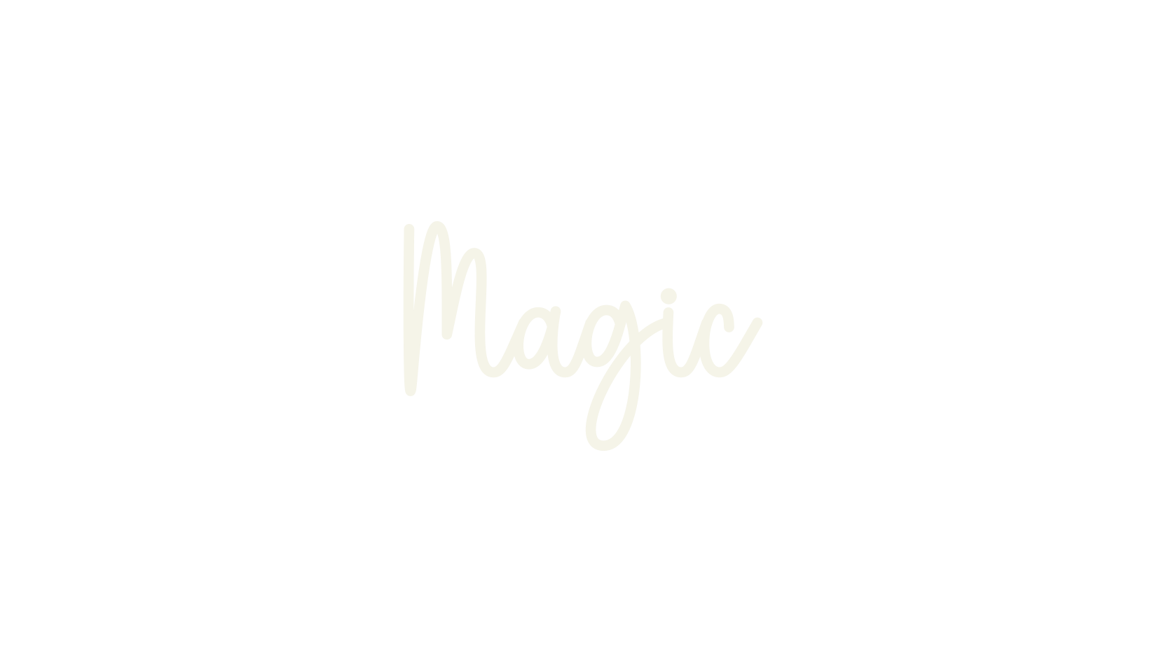 Magic, lettering font preview