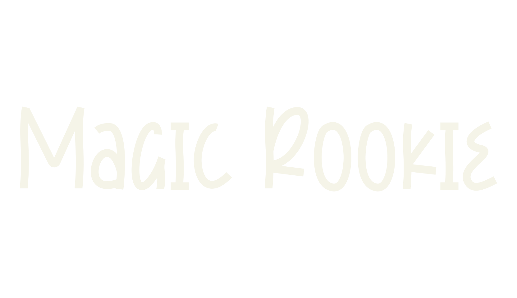 Magic Rookie, hand drawn font preview