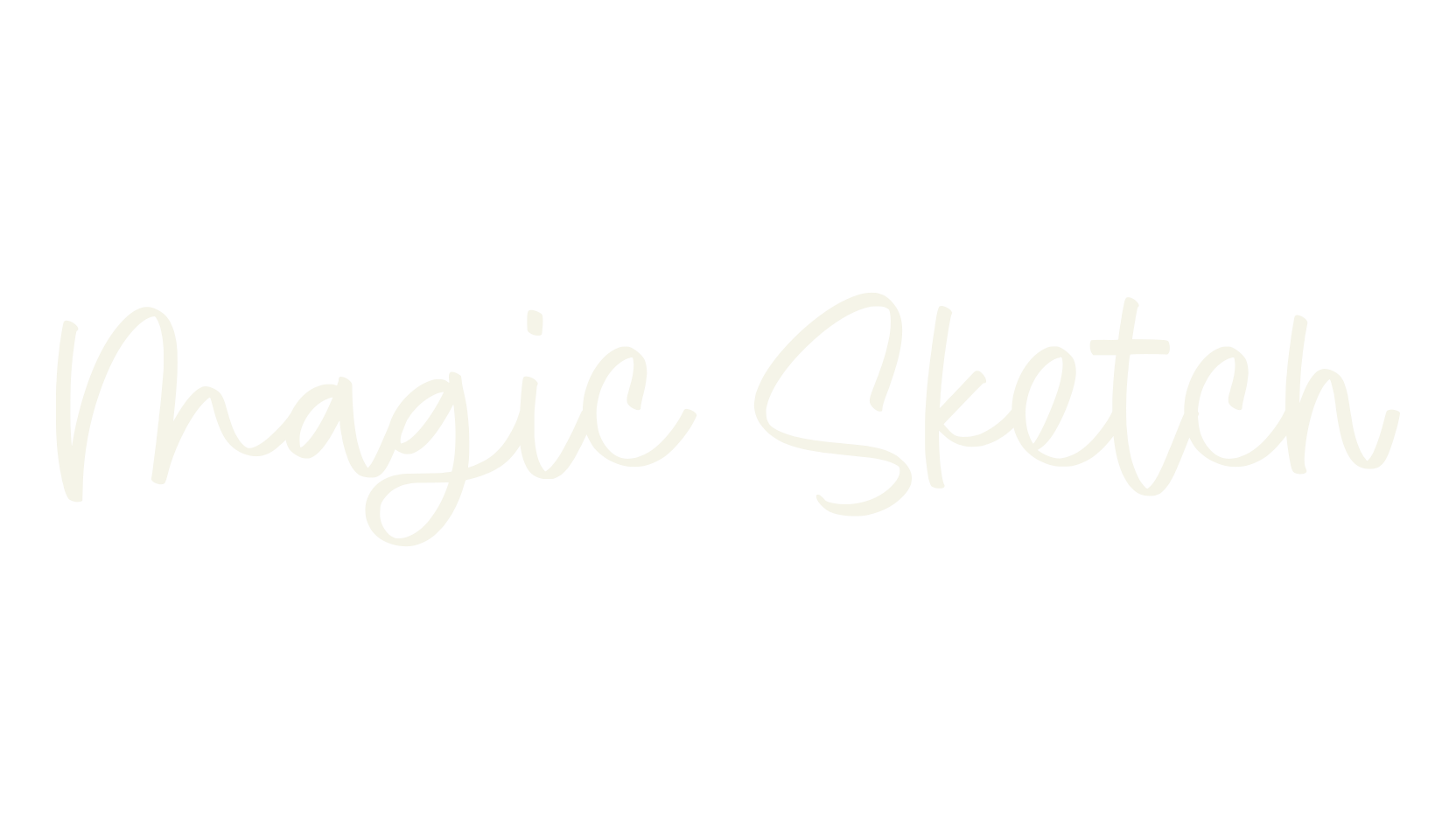 Magic Sketch, lettering font preview