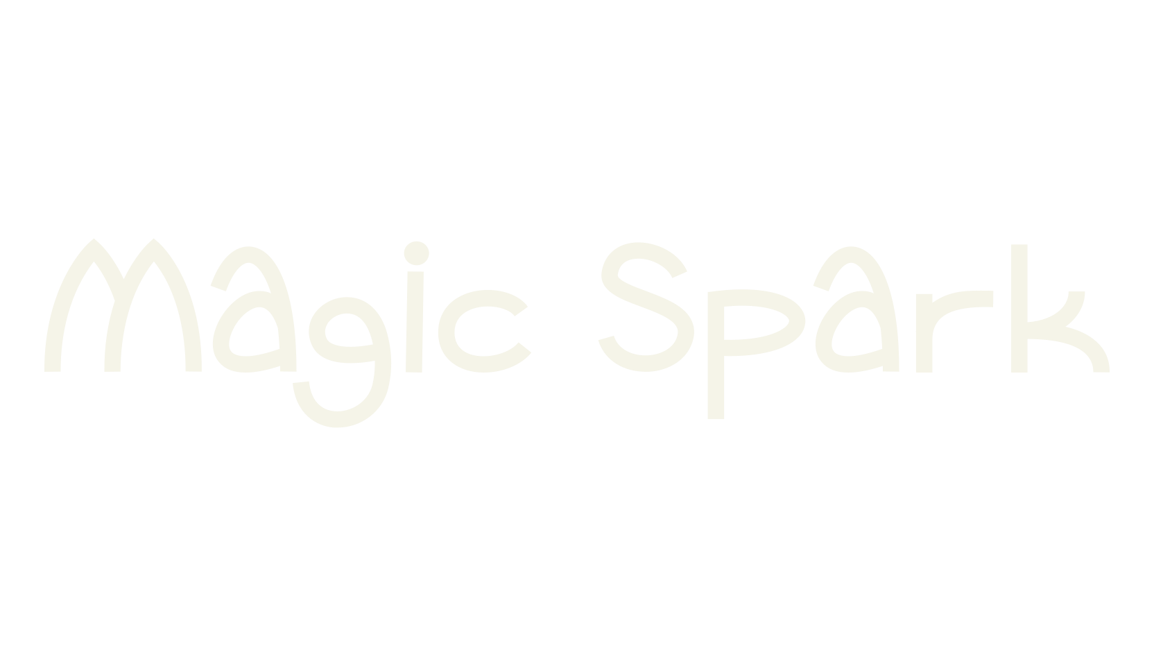 Magic Spark, modern font preview