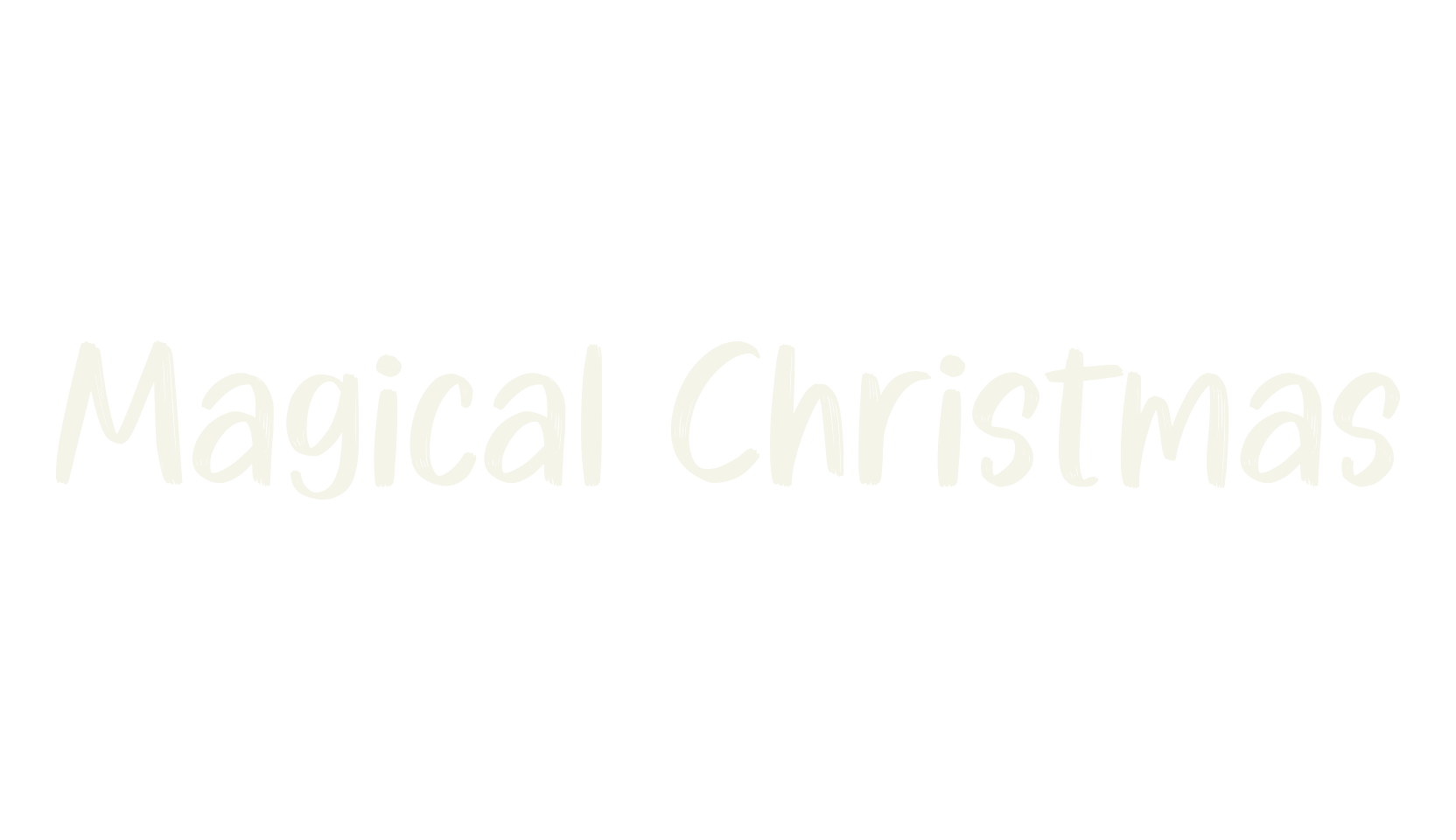 Magical Christmas, christmas font preview