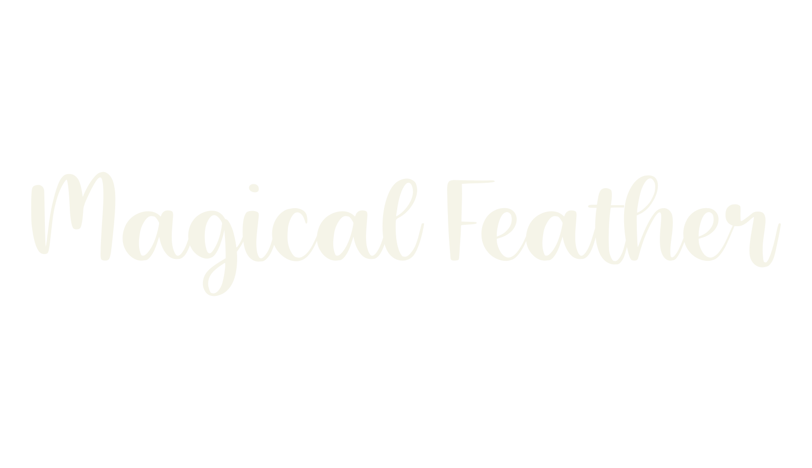 Magical Feather, fashion sign font preview