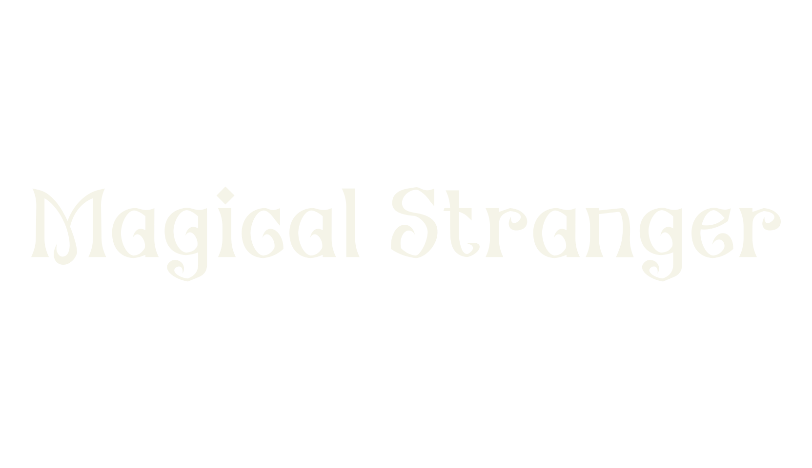 Magical Stranger, gothic font preview