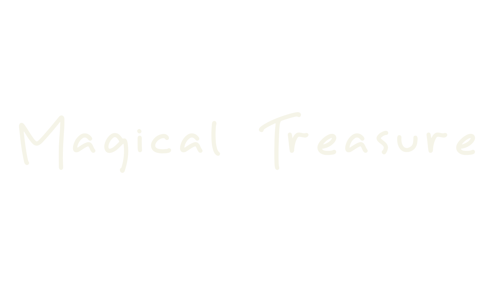 Magical Treasure, hand drawn font preview