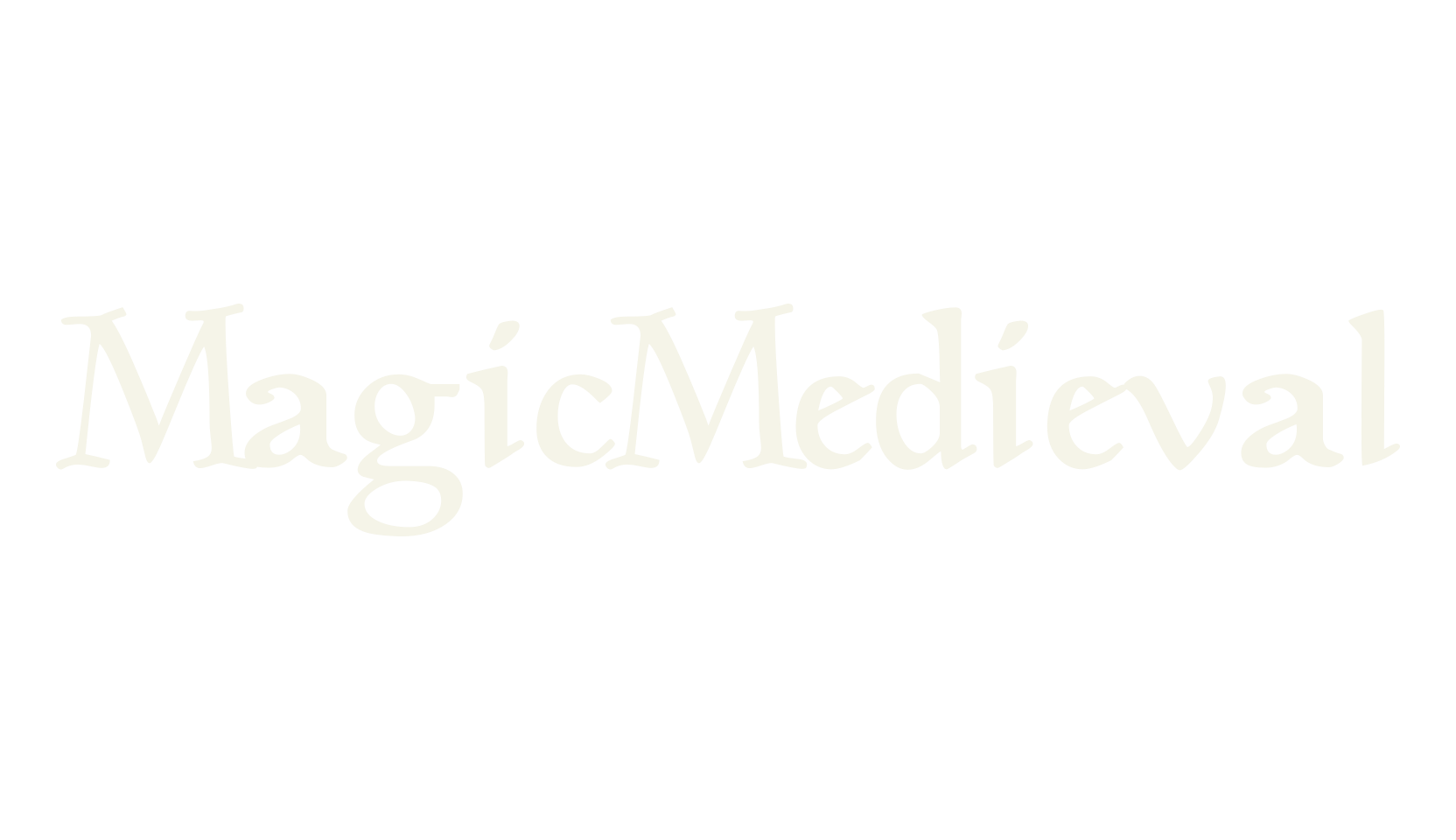 MagicMedieval, magic the gathering font preview