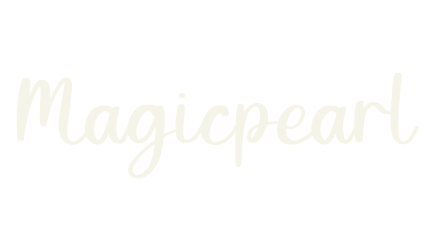Magicpearl, cursive font preview