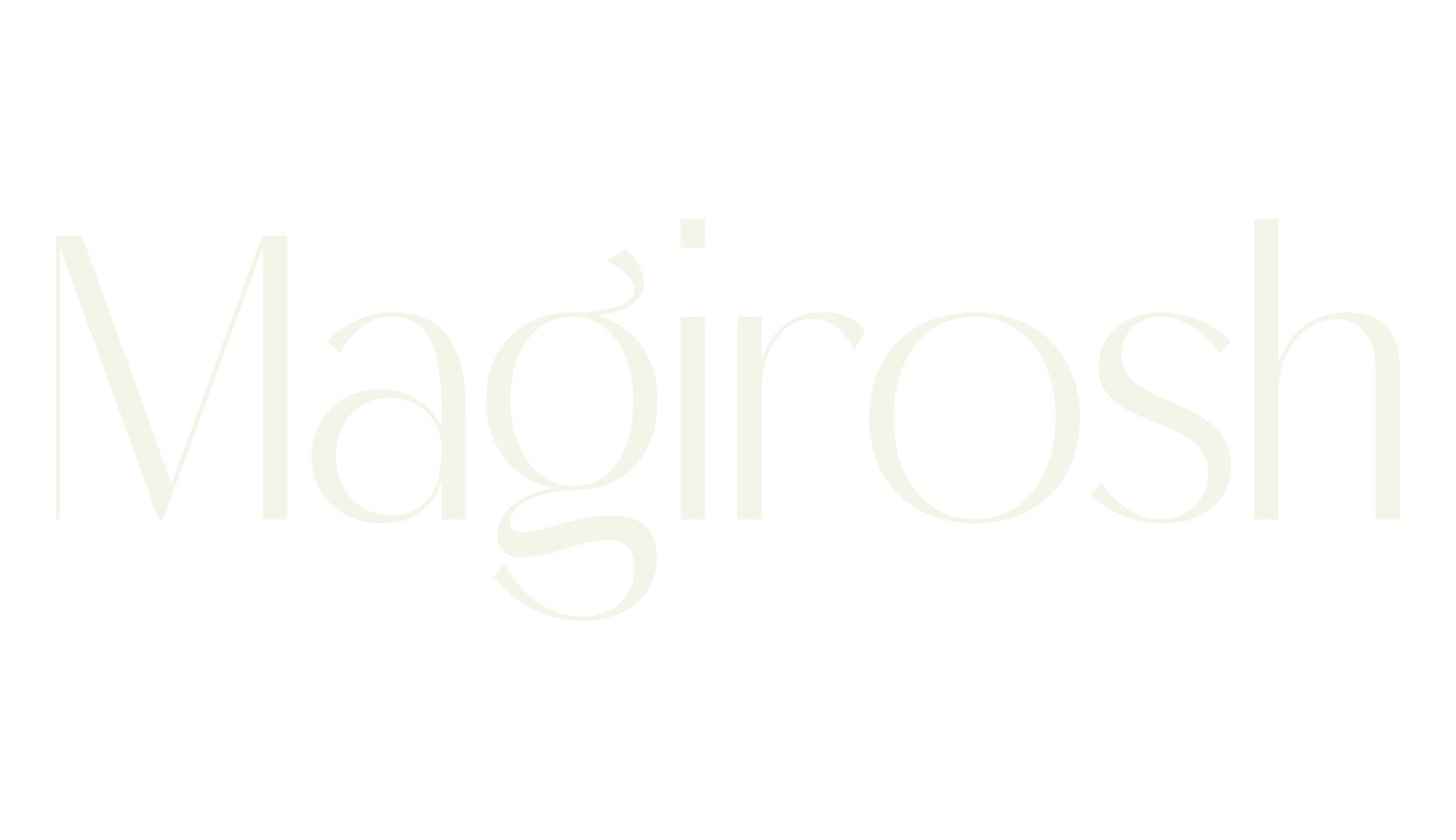 Magirosh, serif font preview