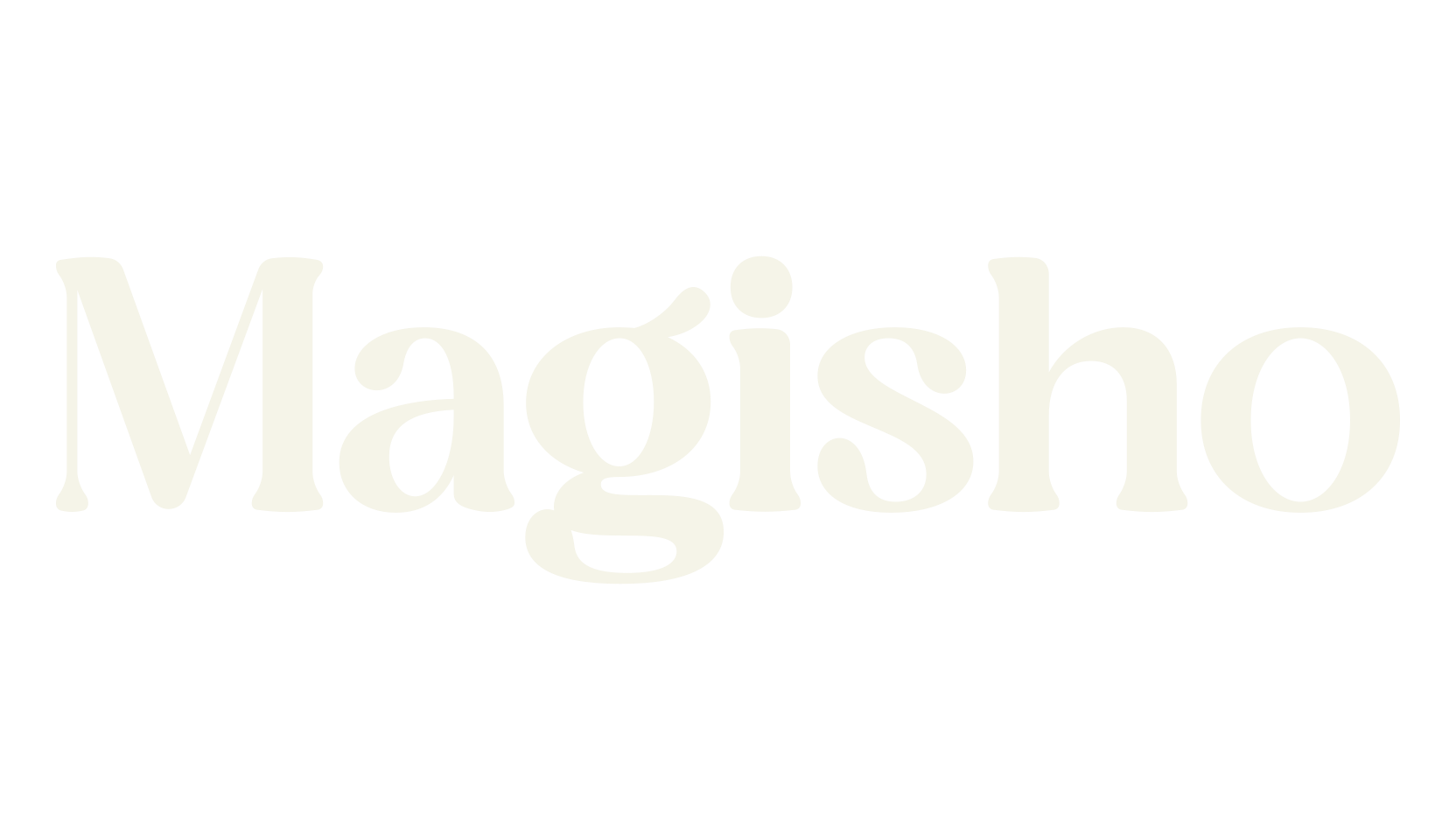 Magisho, serif font preview