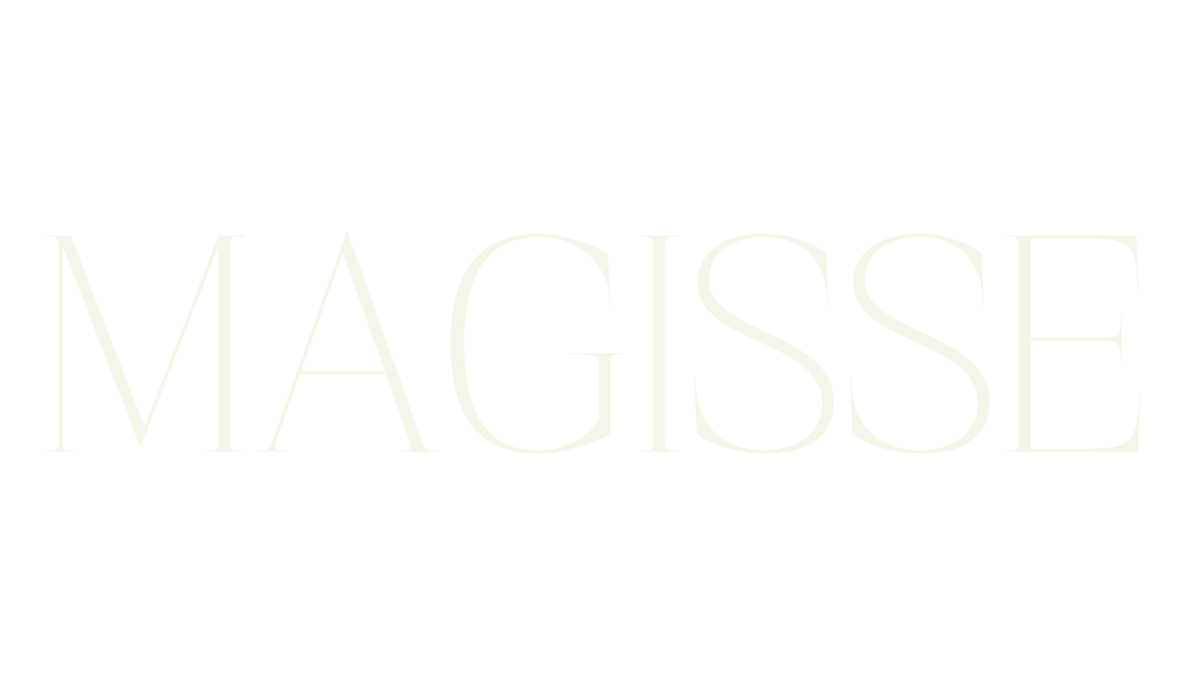Magisse, serif font preview