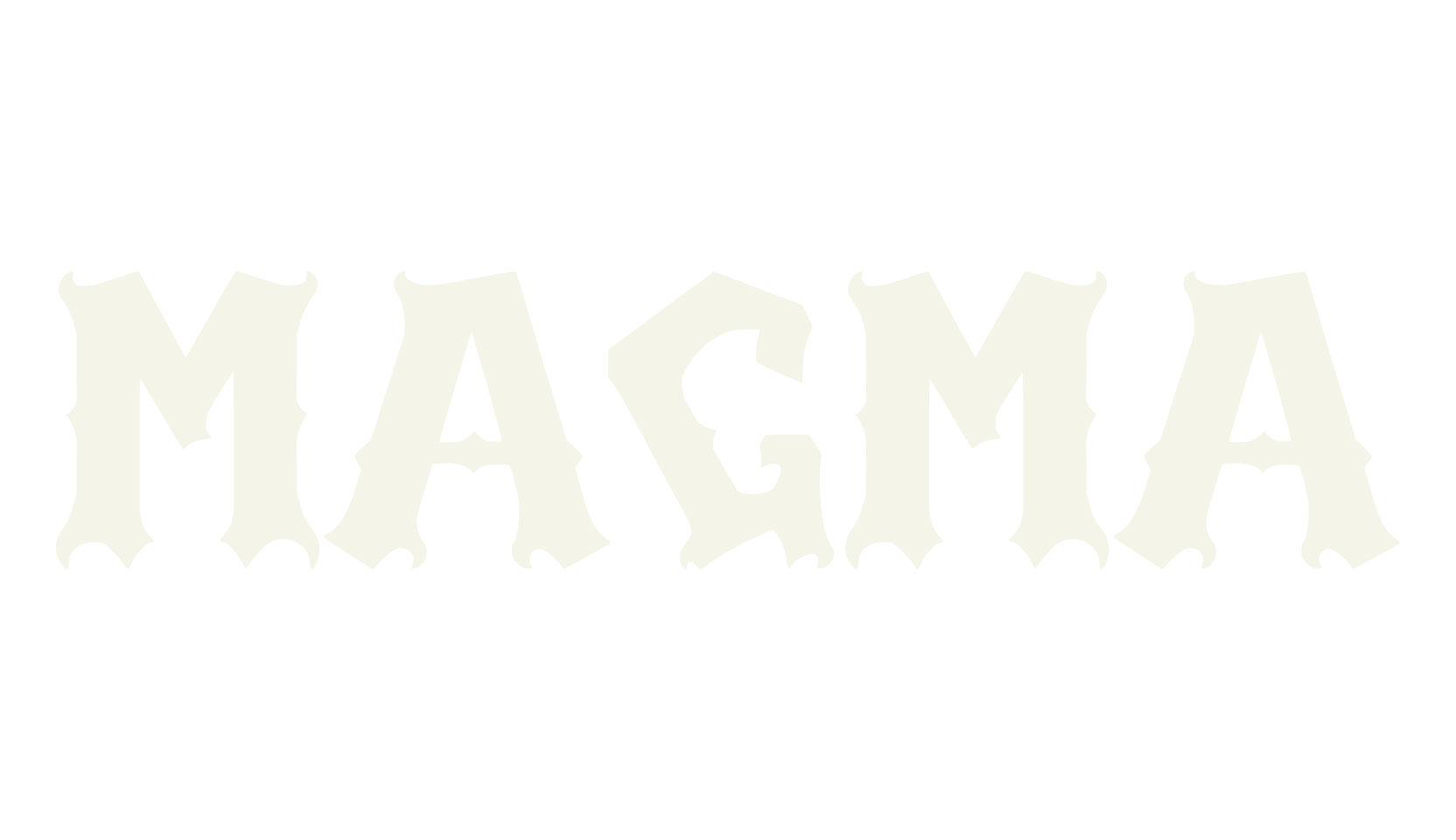 Magma, band font preview