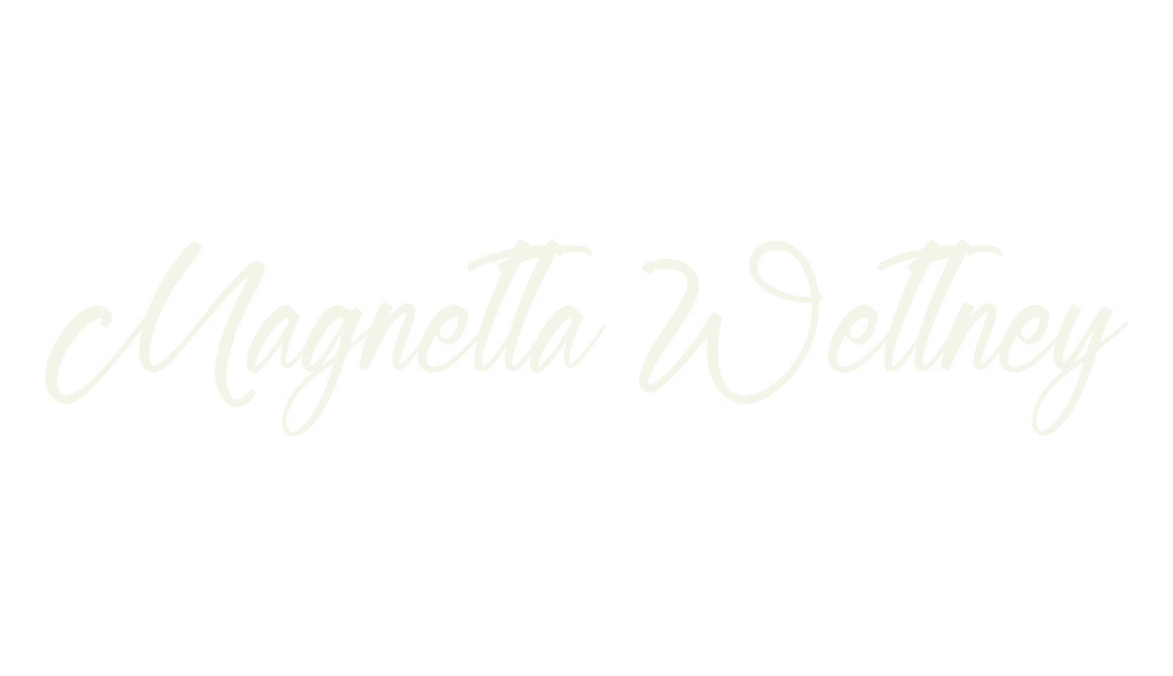 Magnetta Wettney, cursive font preview