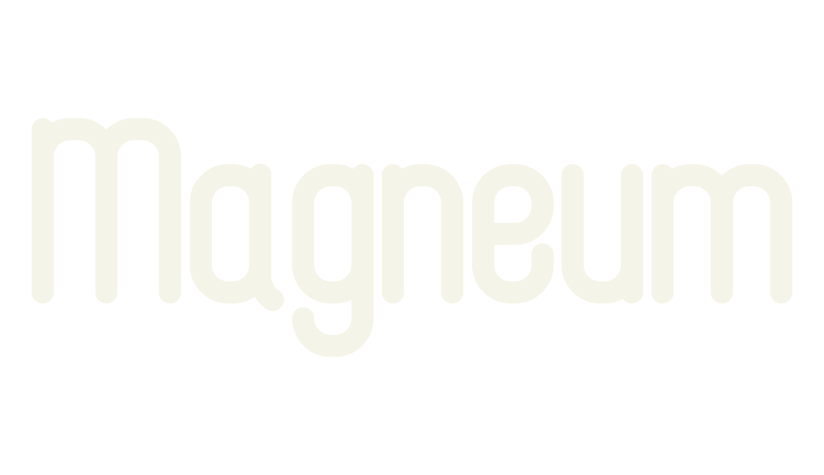 Magneum, rounded font preview