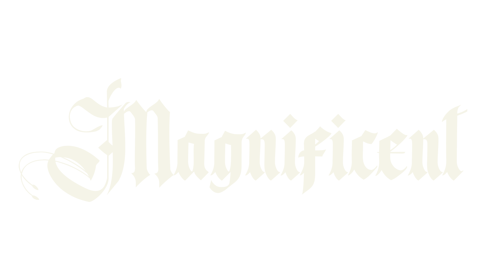Magnificent, fashion script font preview