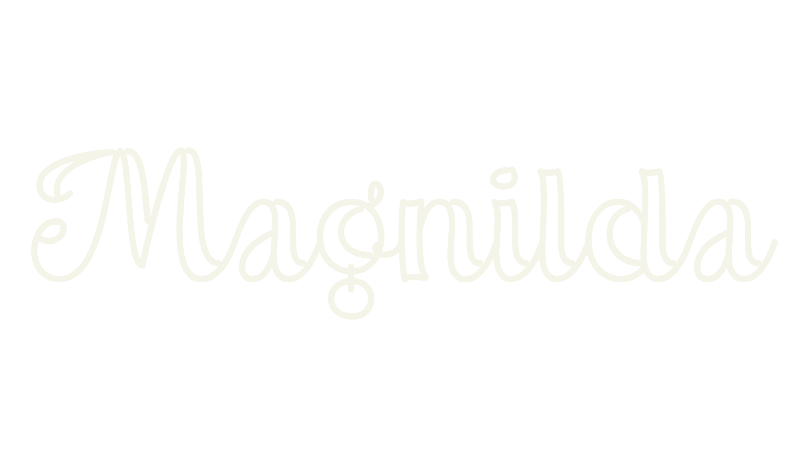 Magnilda, fashion script font preview