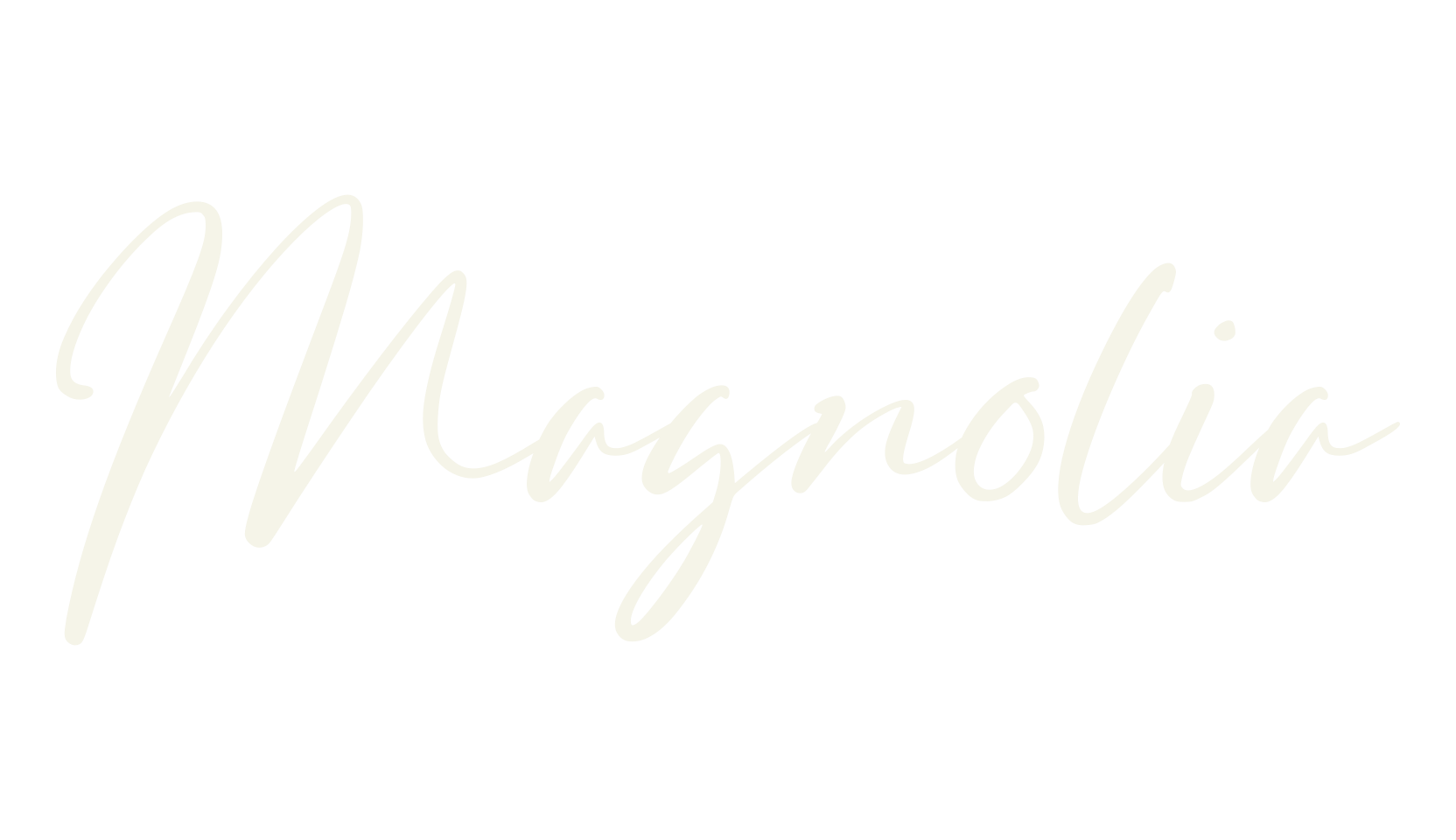 Magnolia, handwritten font preview