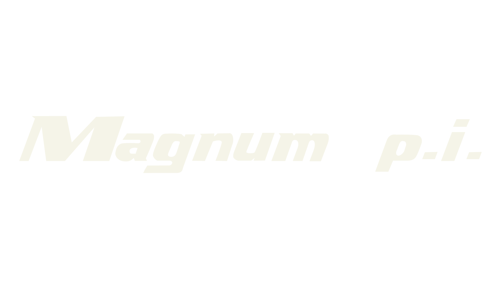 Magnum p.i., display market font preview