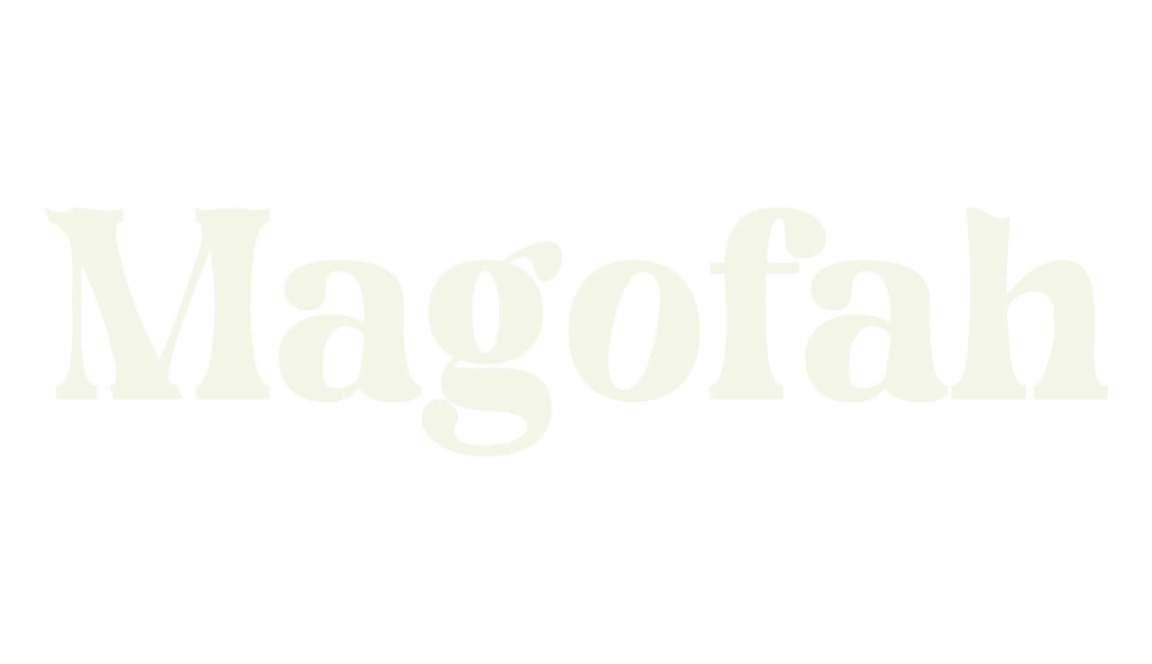 Magofah, fancy font preview