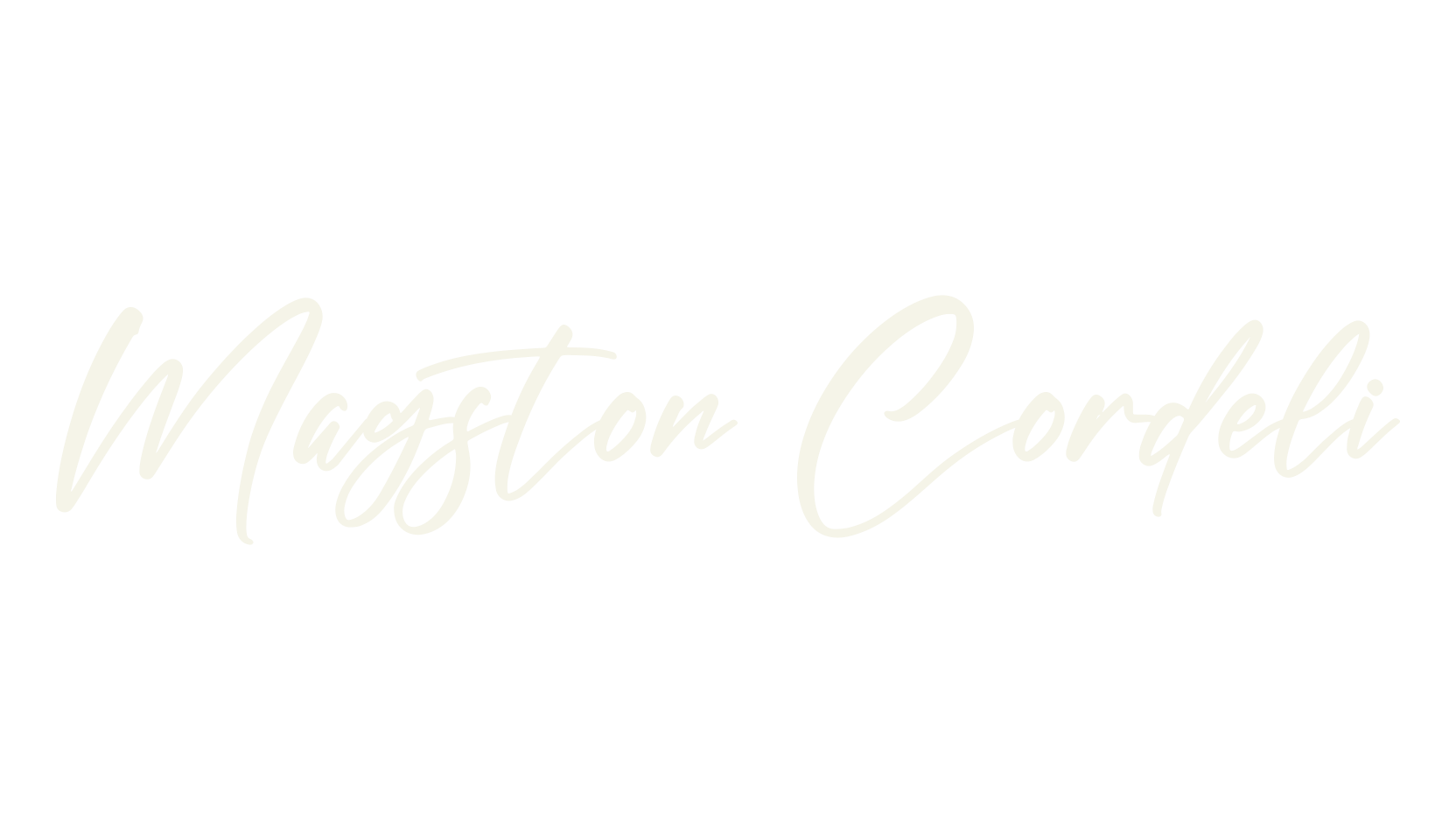 Magston Cordeli, script font preview