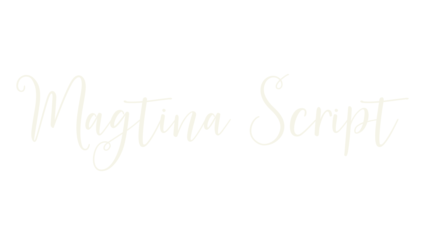 Magtina Script, old english font preview