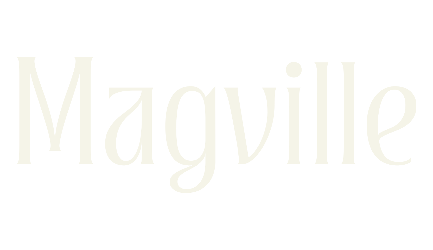 Magville, serif font preview