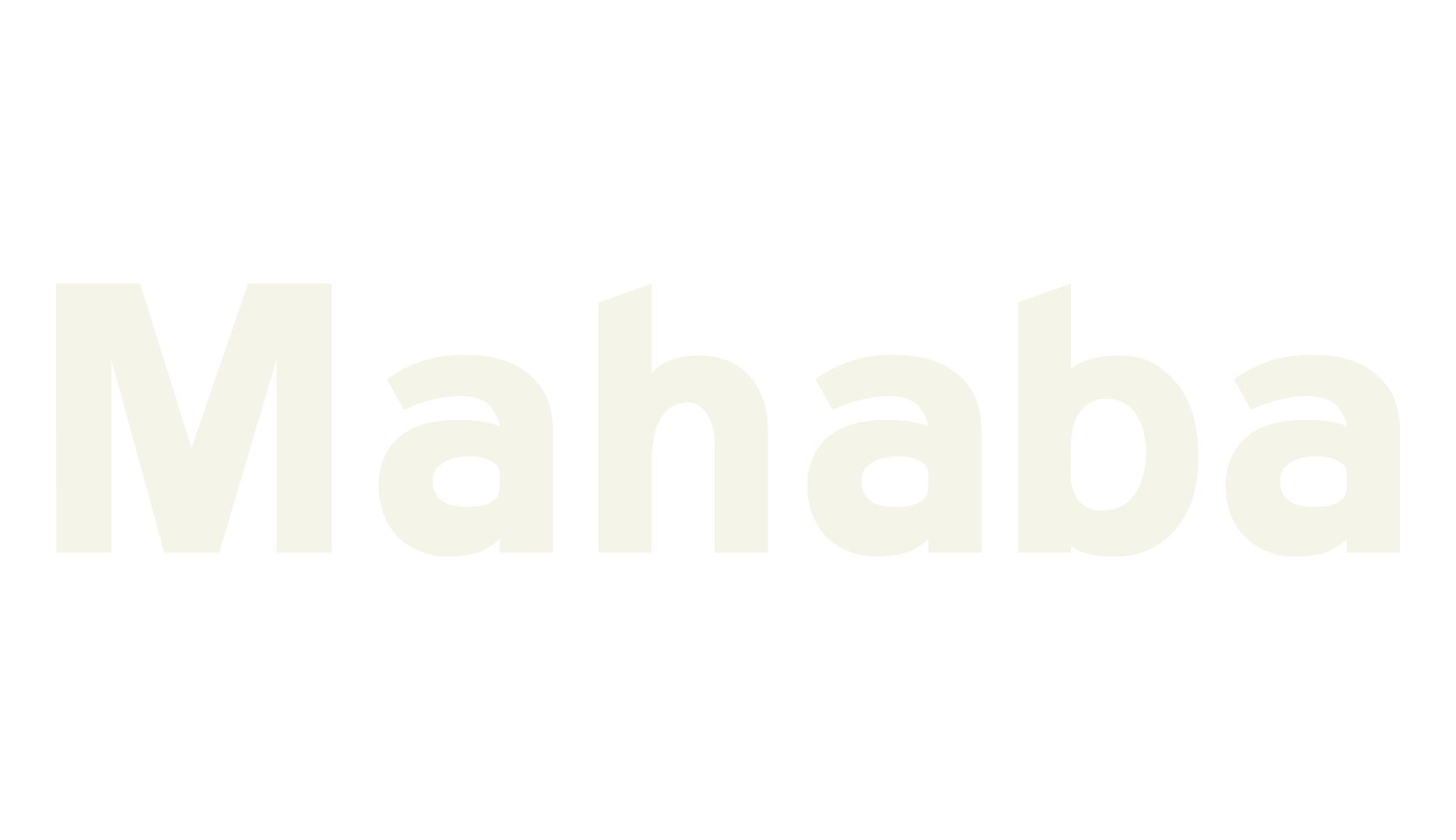 Mahaba, sans serif font preview