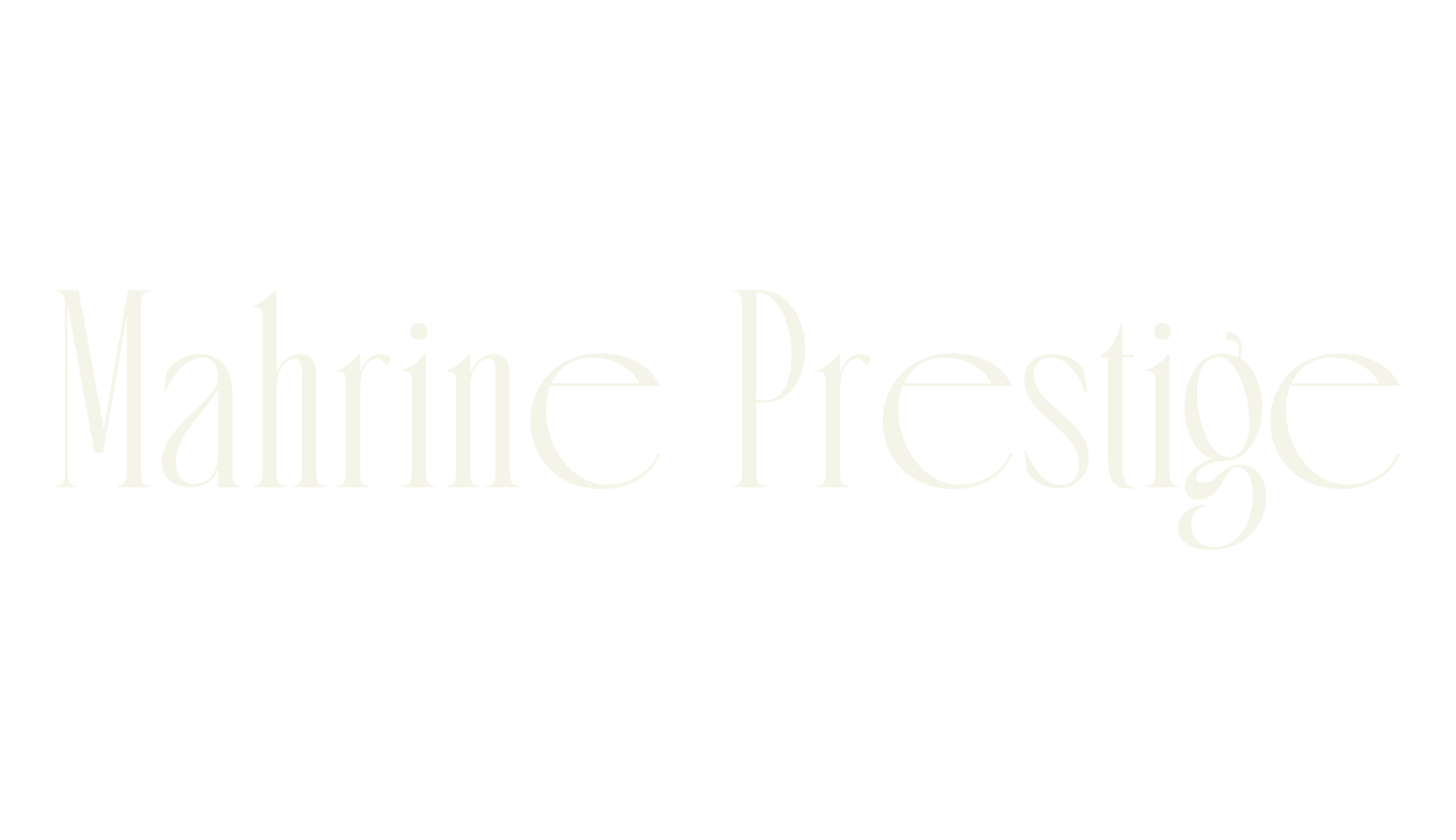 Mahrine Prestige, serif font preview