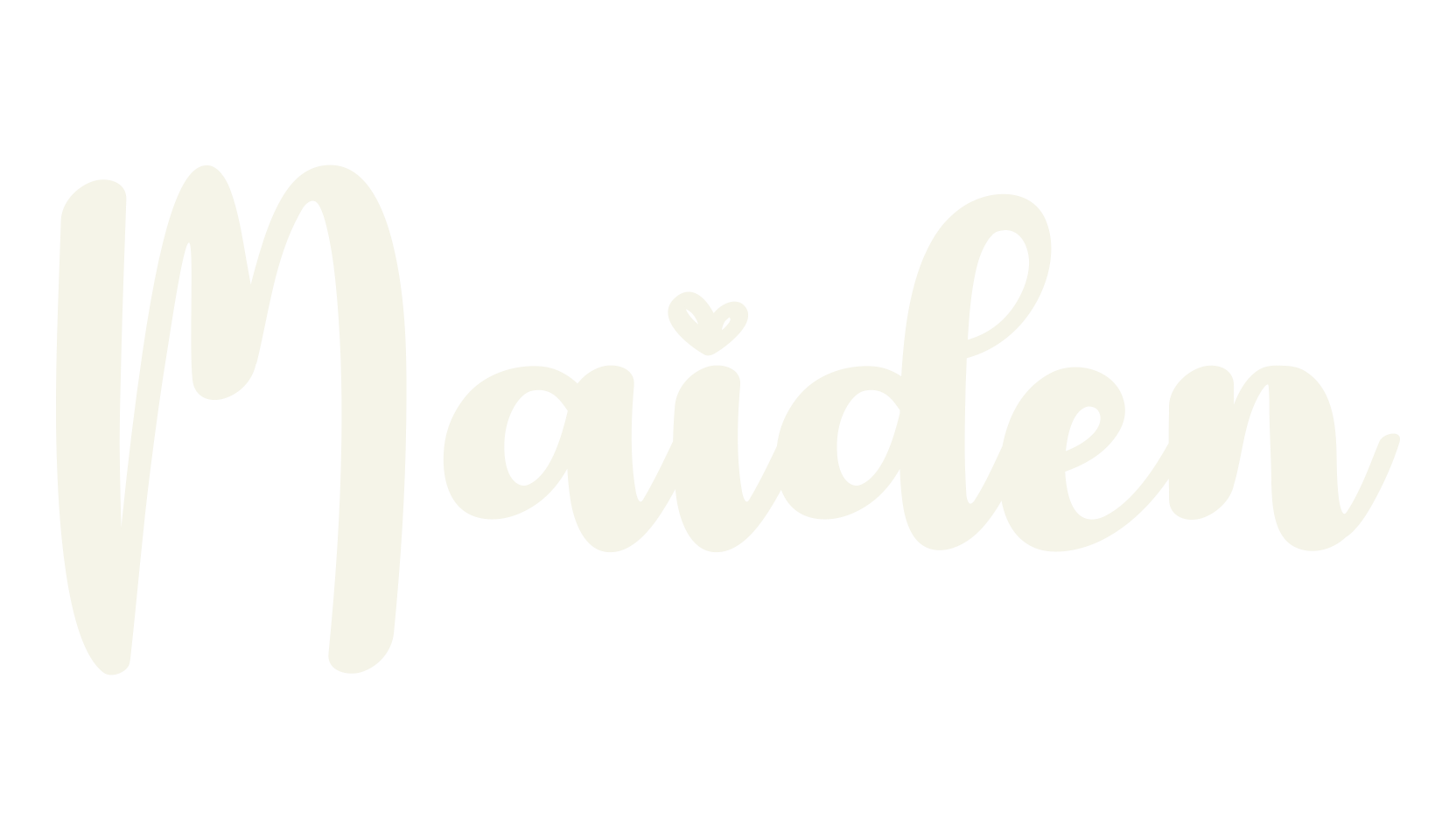 Maiden, calligraphy font preview