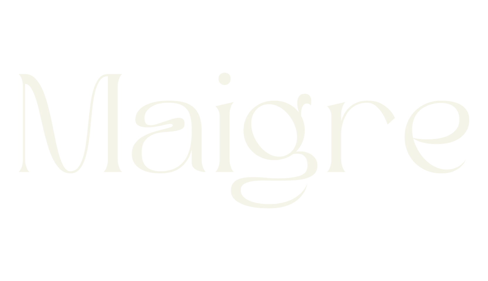 Maigre, elegant font preview