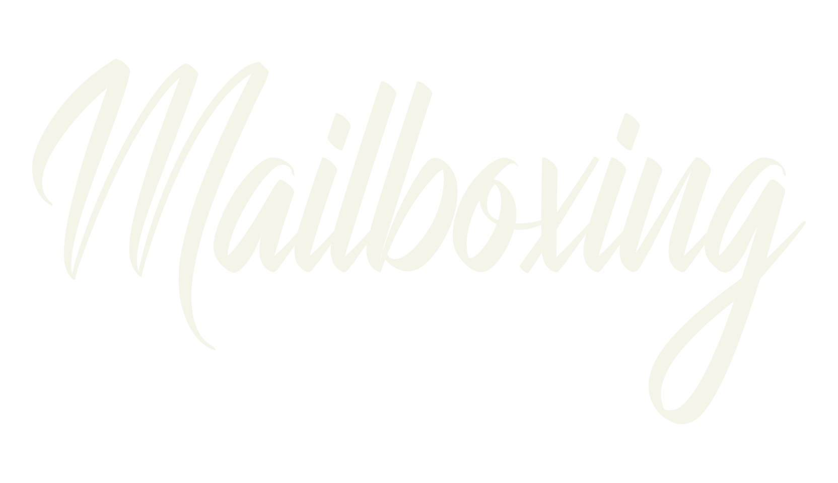 Mailboxing, fancy font preview
