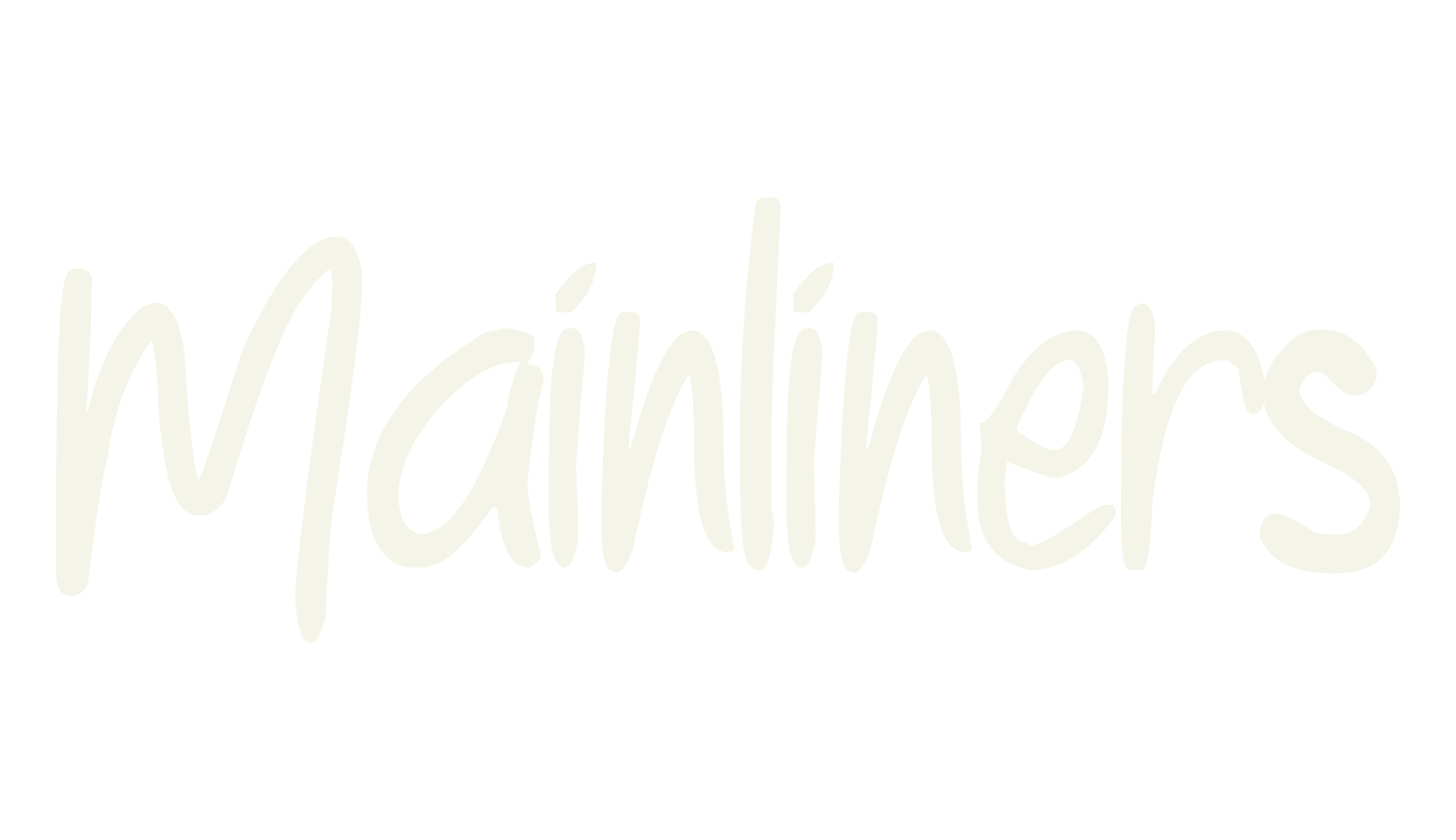 Mainliners, handwriting font preview