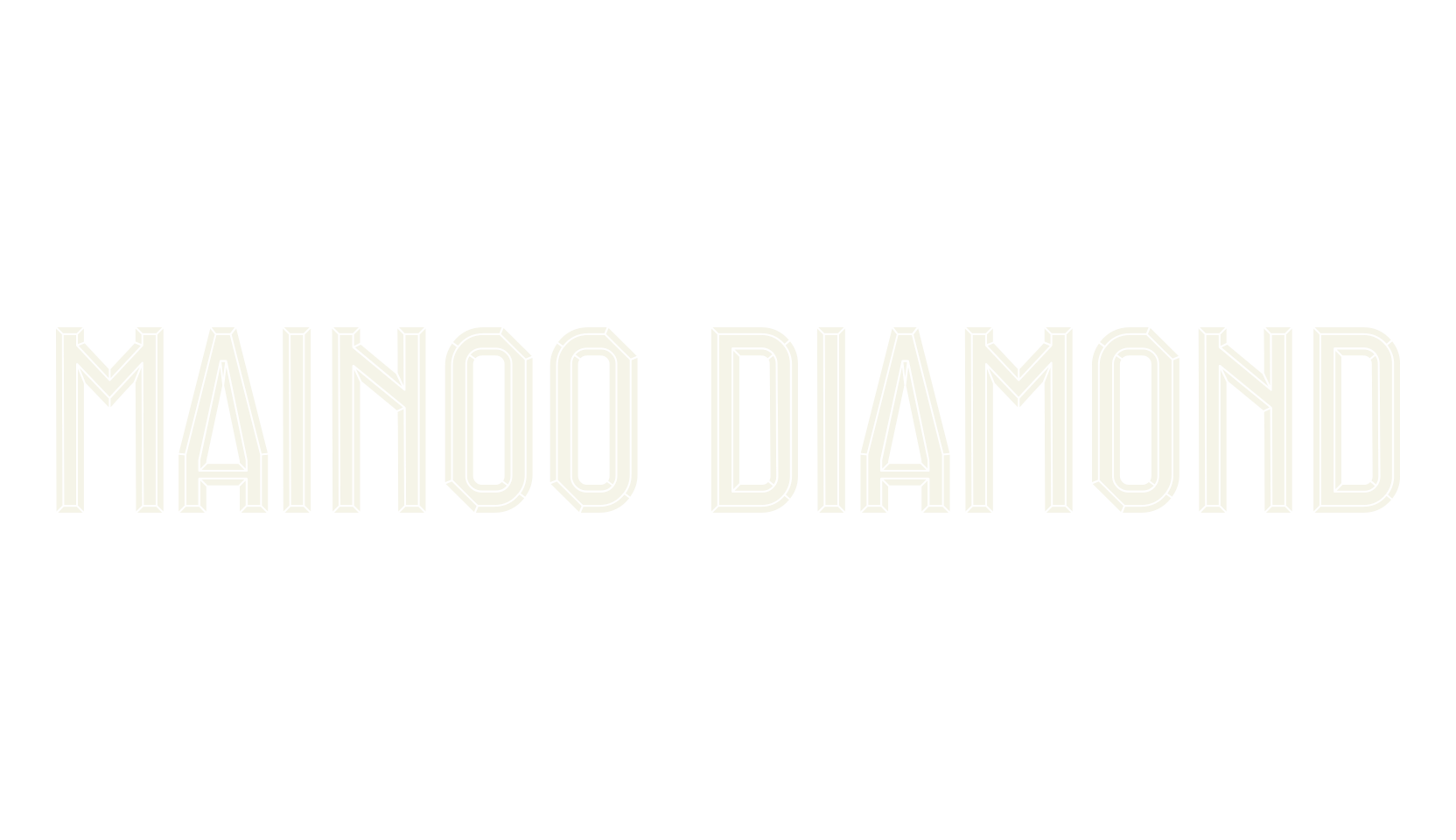 Mainoo Diamond, jersey font preview