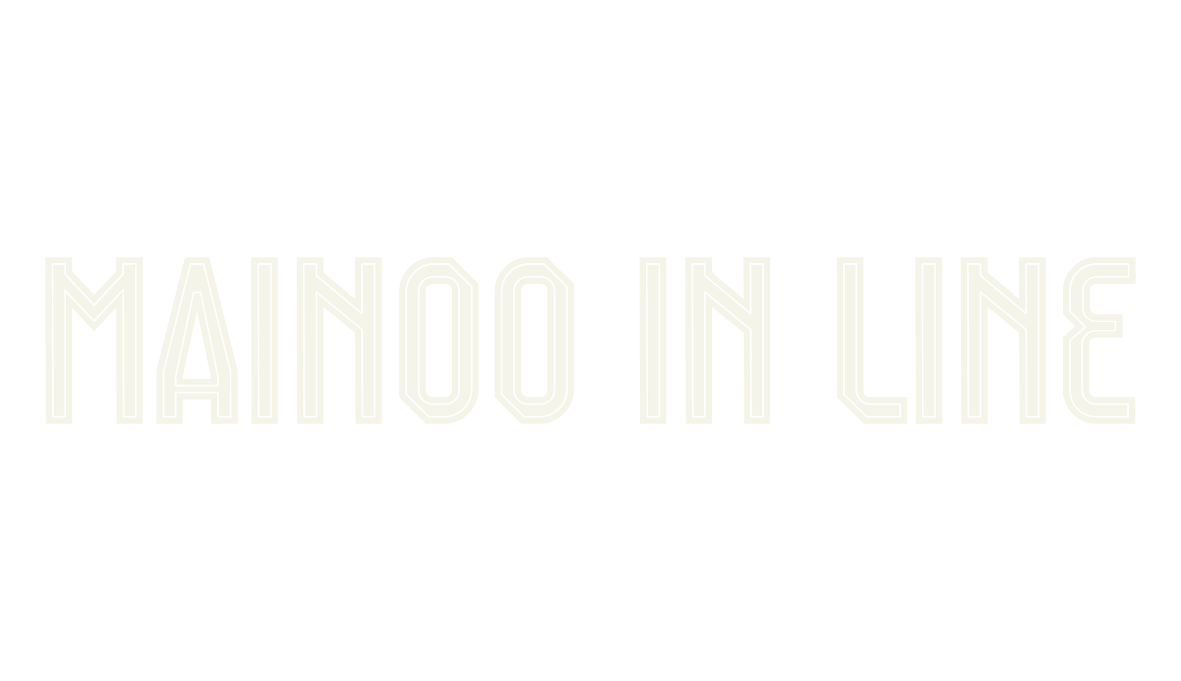 Mainoo In Line, jersey font preview