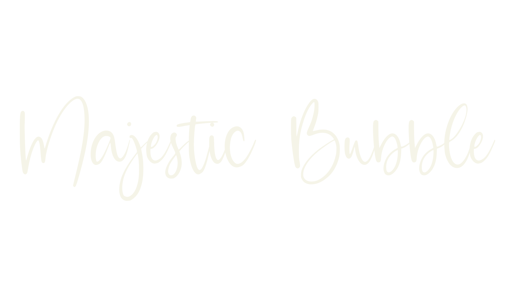 Majestic Bubble, fashion sign font preview
